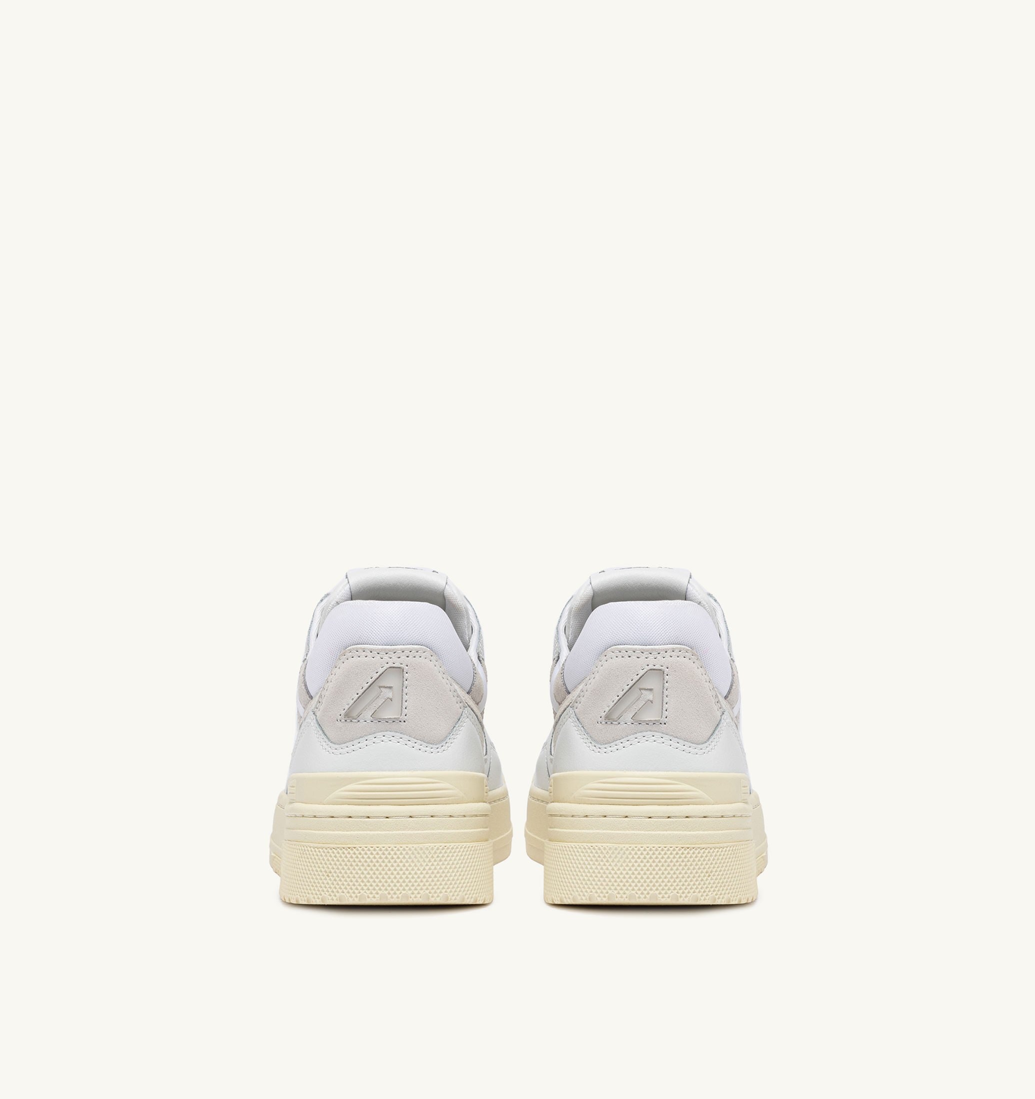 SNEAKERS CLC LOW IN PELLE BIANCA E SUEDE