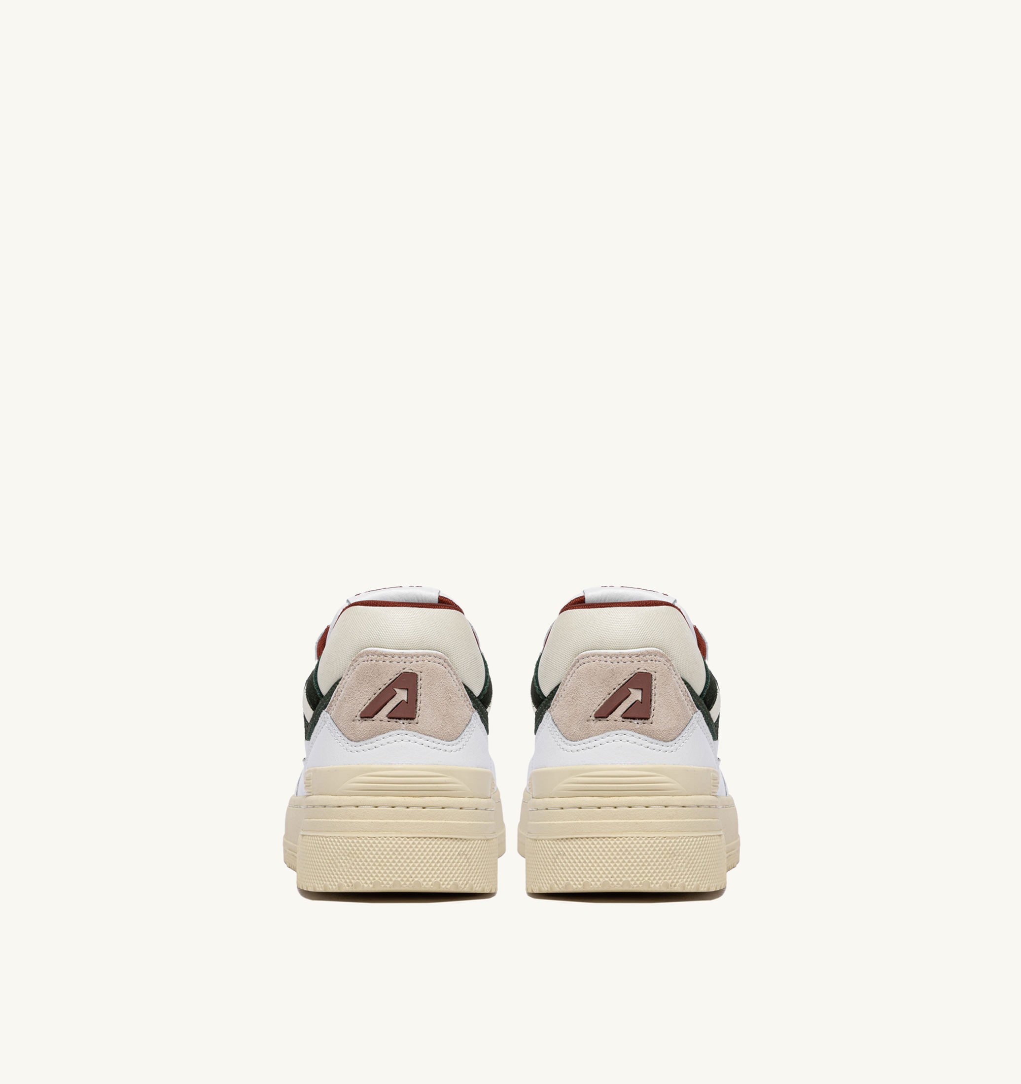 SNEAKERS CLC LOW IN PELLE BIANCA SEQUOIA E MOUNTAIN