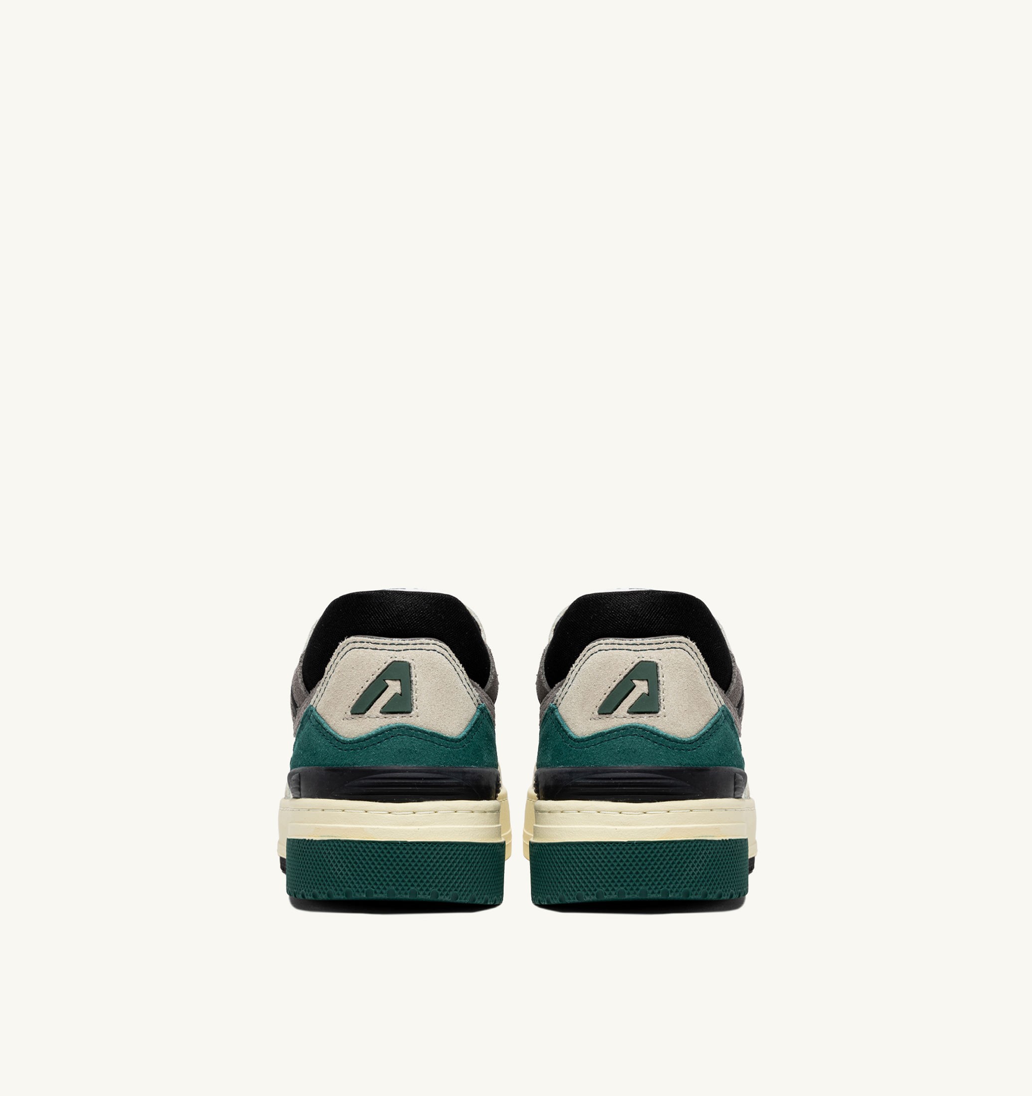 SNEAKERS CLC LOW IN SUEDE E PELLE BIANCA E FOREST