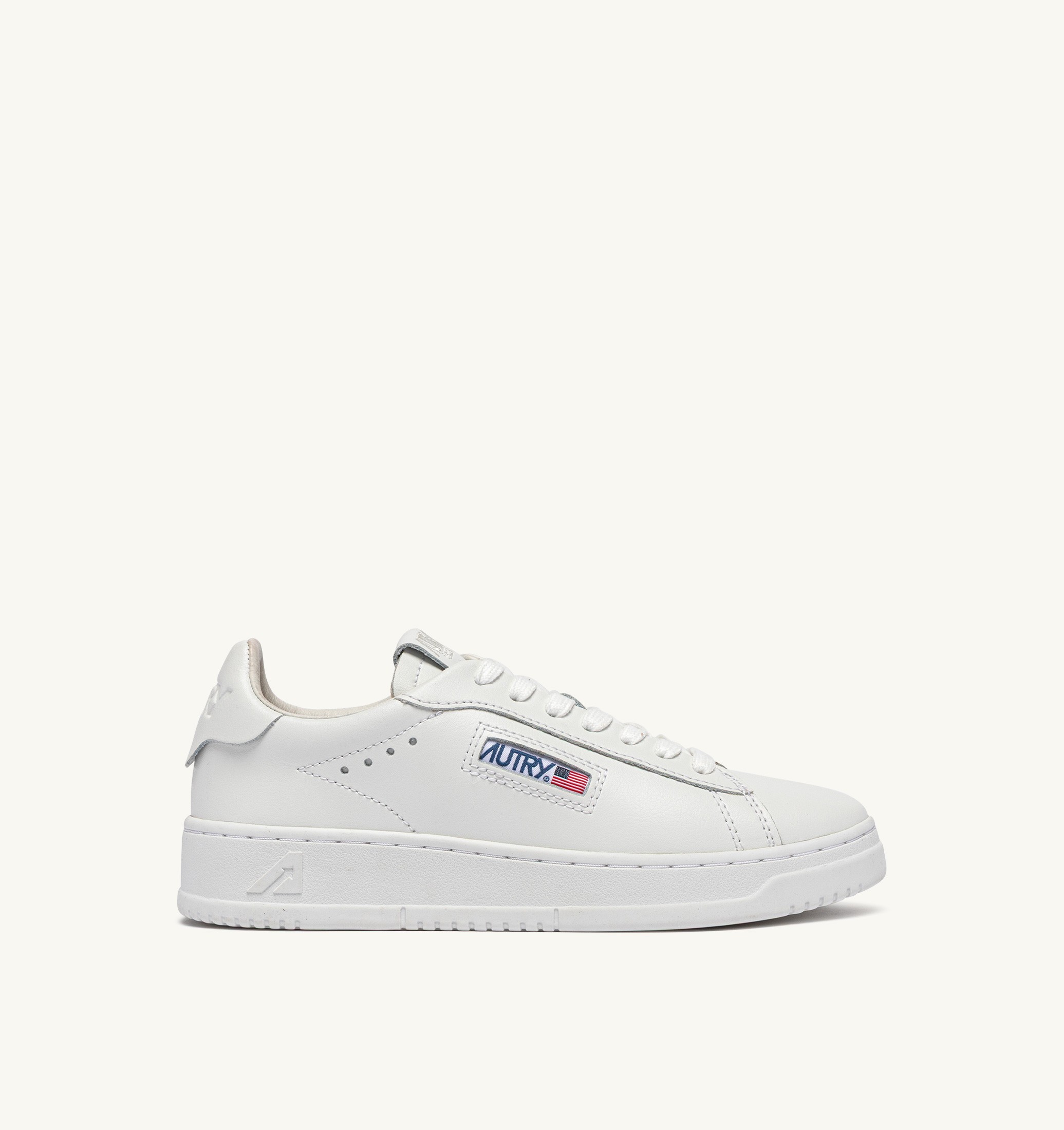 SNEAKERS DALLAS LOW IN PELLE BIANCA