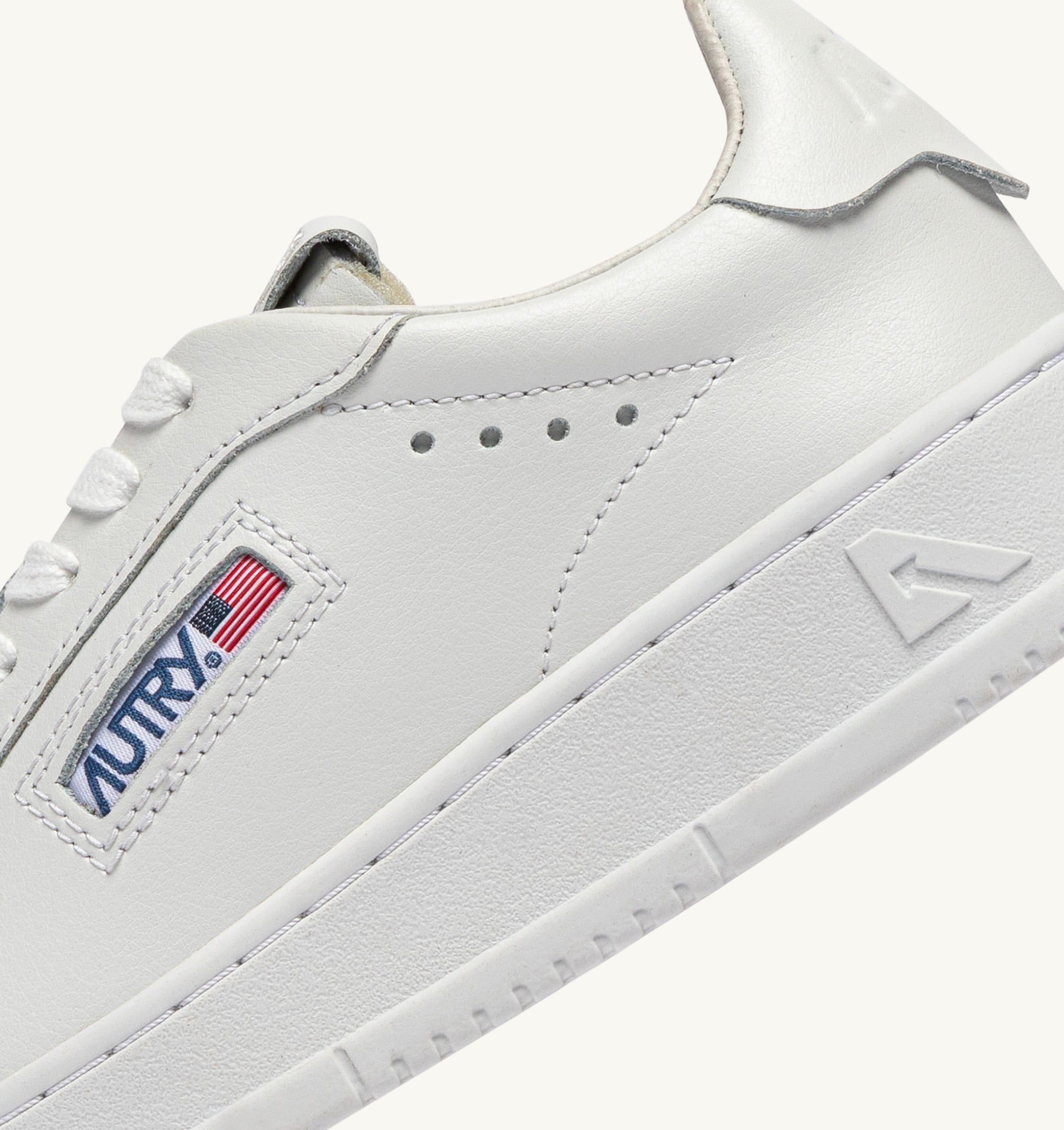 SNEAKERS DALLAS LOW IN PELLE BIANCA