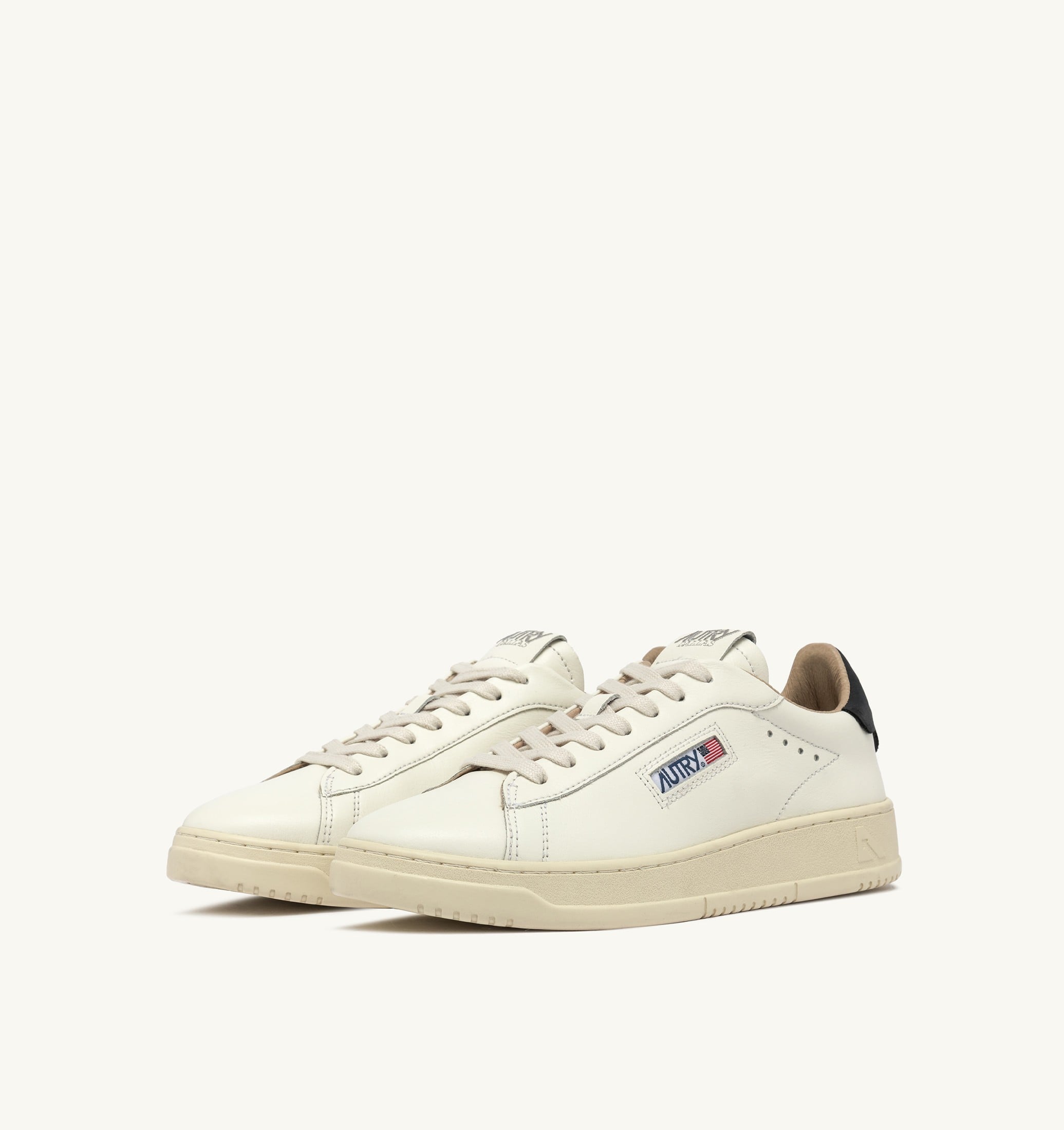SNEAKERS DALLAS LOW IN PELLE BIANCA E SPACE