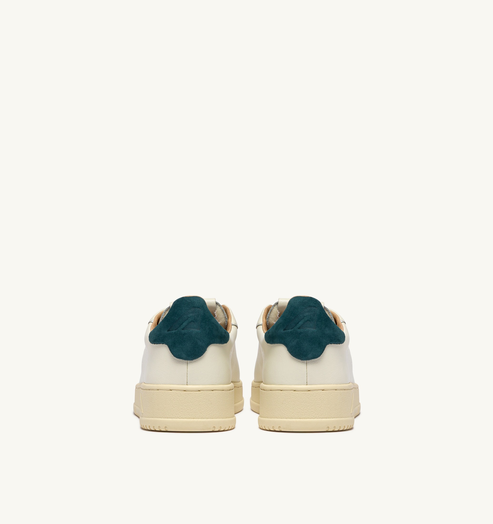 SNEAKERS DALLAS LOW IN PELLE MARSHMALLOW E DARK SEA