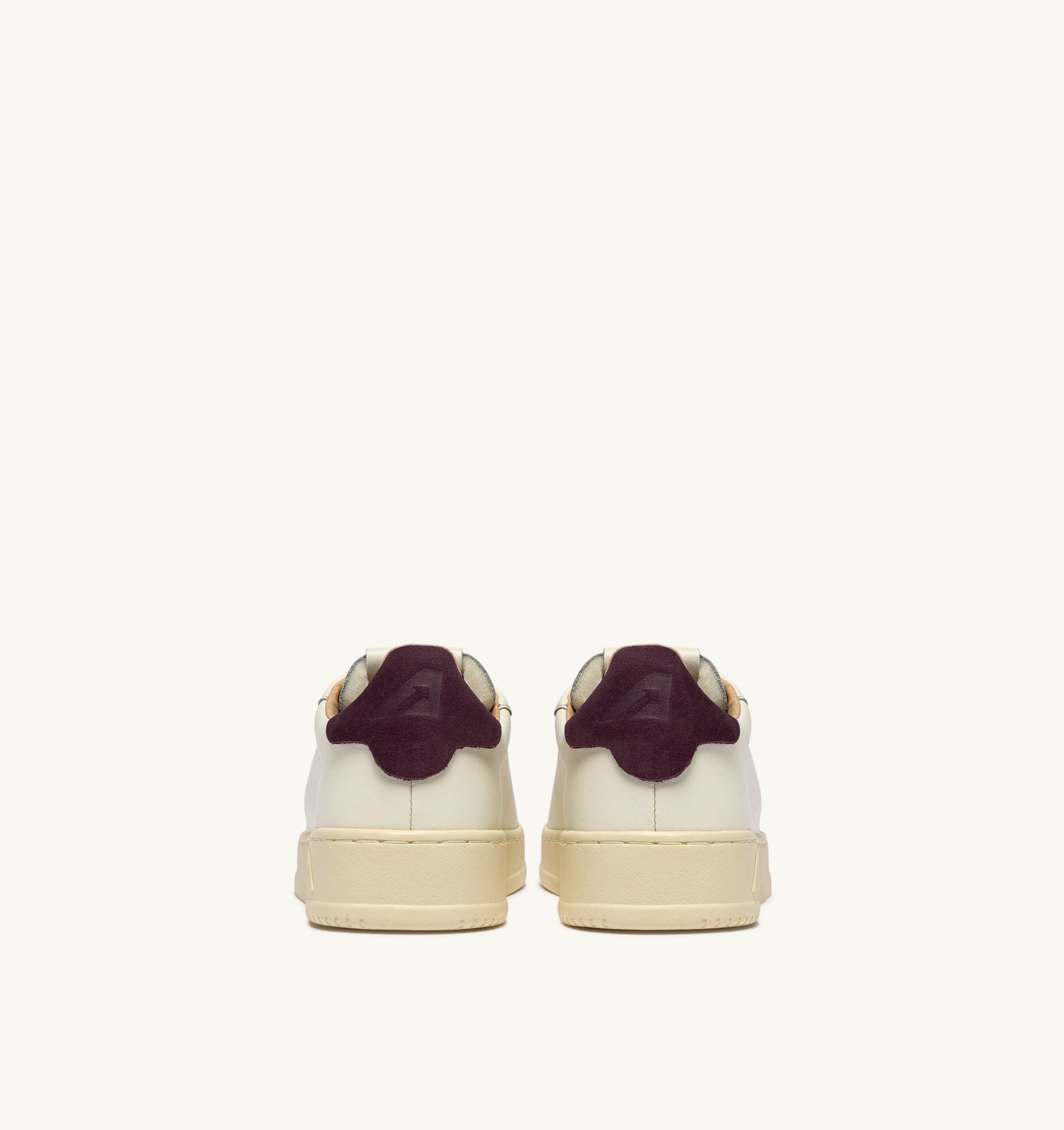 SNEAKERS DALLAS LOW IN PELLE MARSHMALLOW E FIG