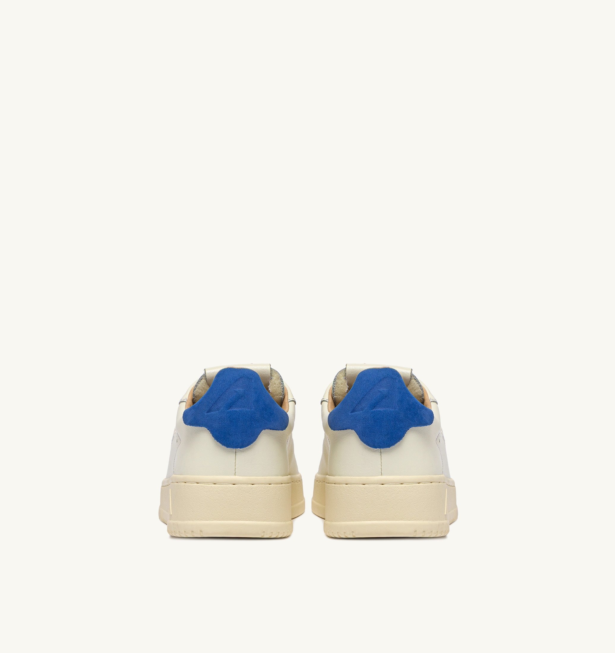 SNEAKERS DALLAS LOW IN PELLE MARSHMALLOW E LAPIS BLUE
