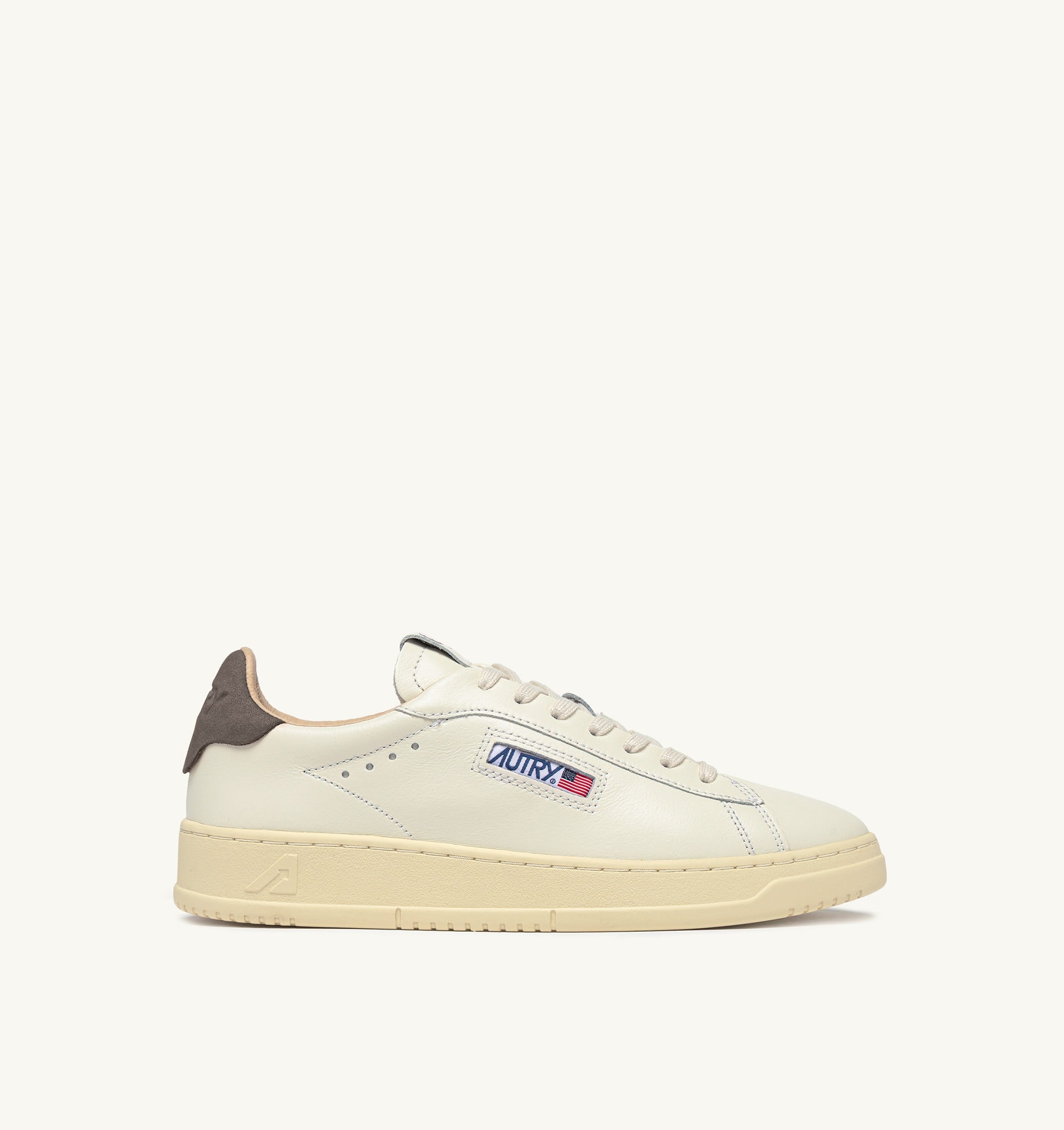 SNEAKERS DALLAS LOW IN PELLE MARSHMALLOW E MOREL