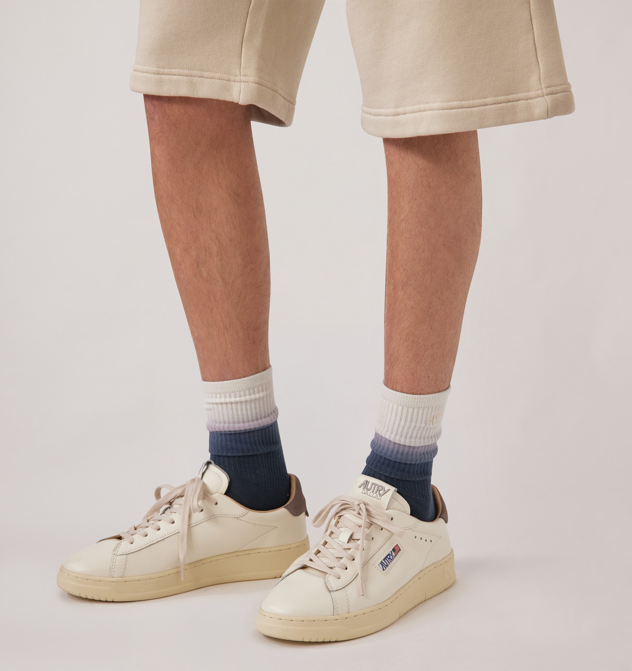SNEAKERS DALLAS LOW IN PELLE MARSHMALLOW E MOREL