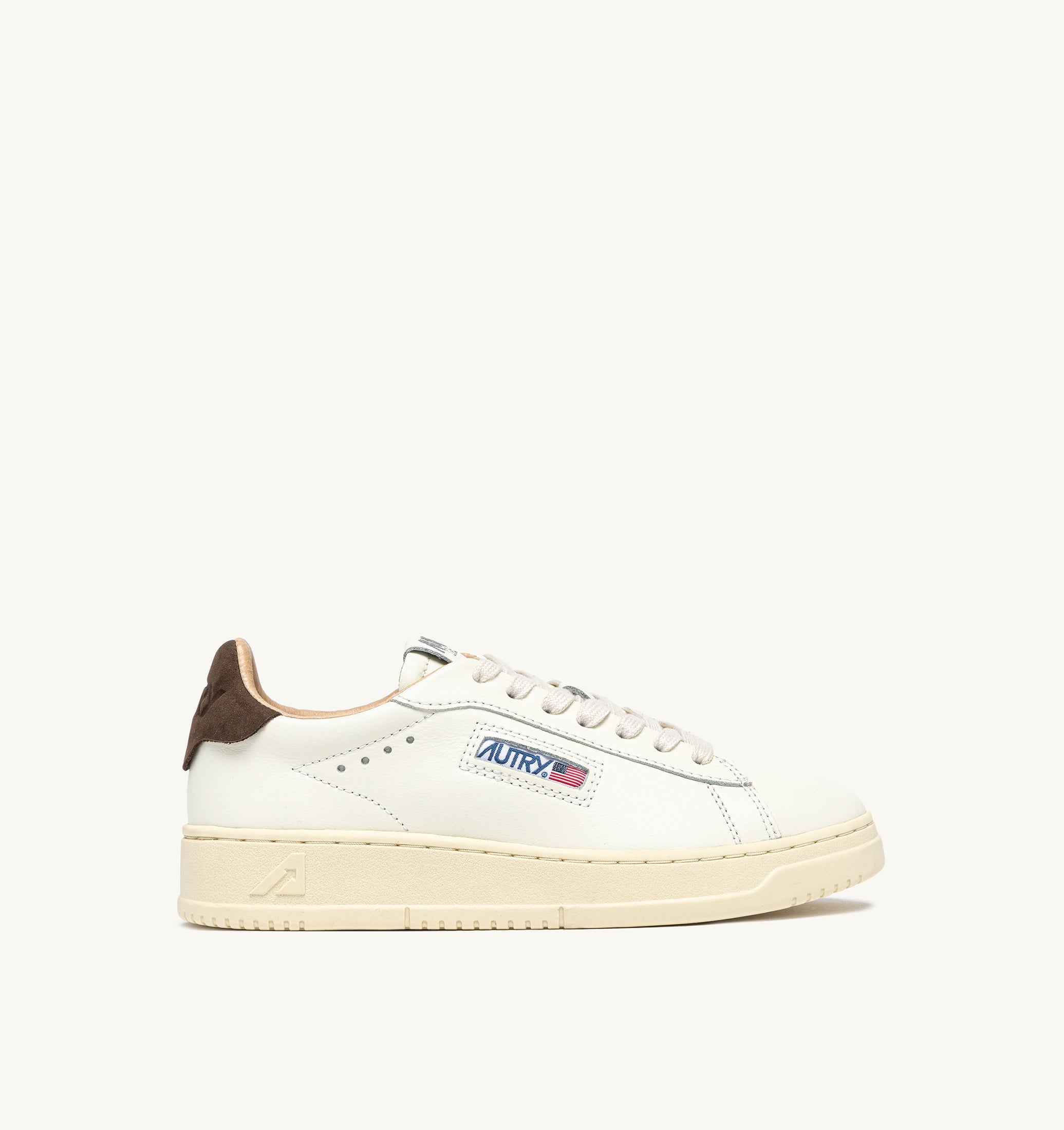 SNEAKERS DALLAS LOW IN PELLE TEAK E MARSHMALLOW