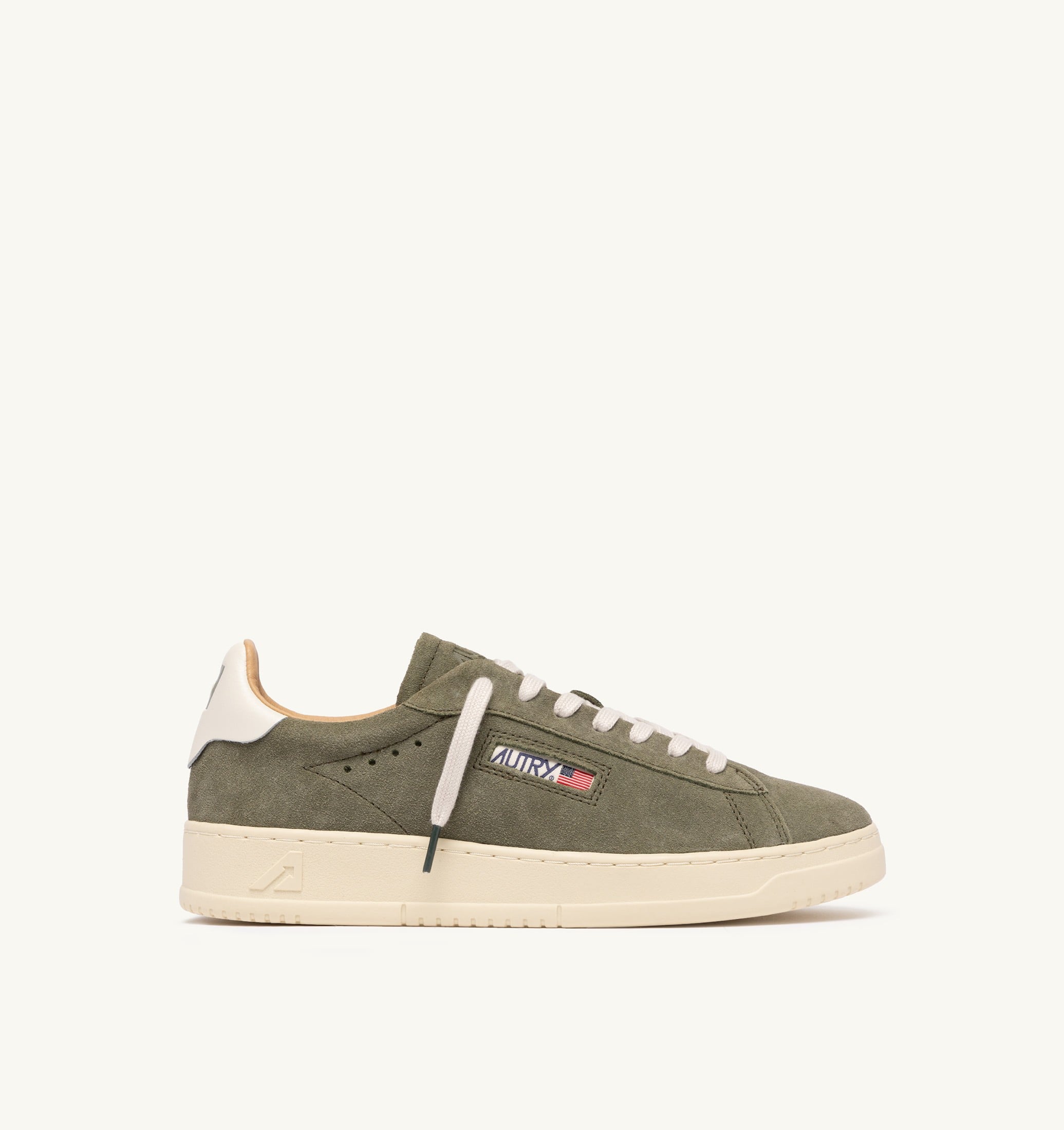 SNEAKERS DALLAS LOW IN SUEDE SMOKED GREEN