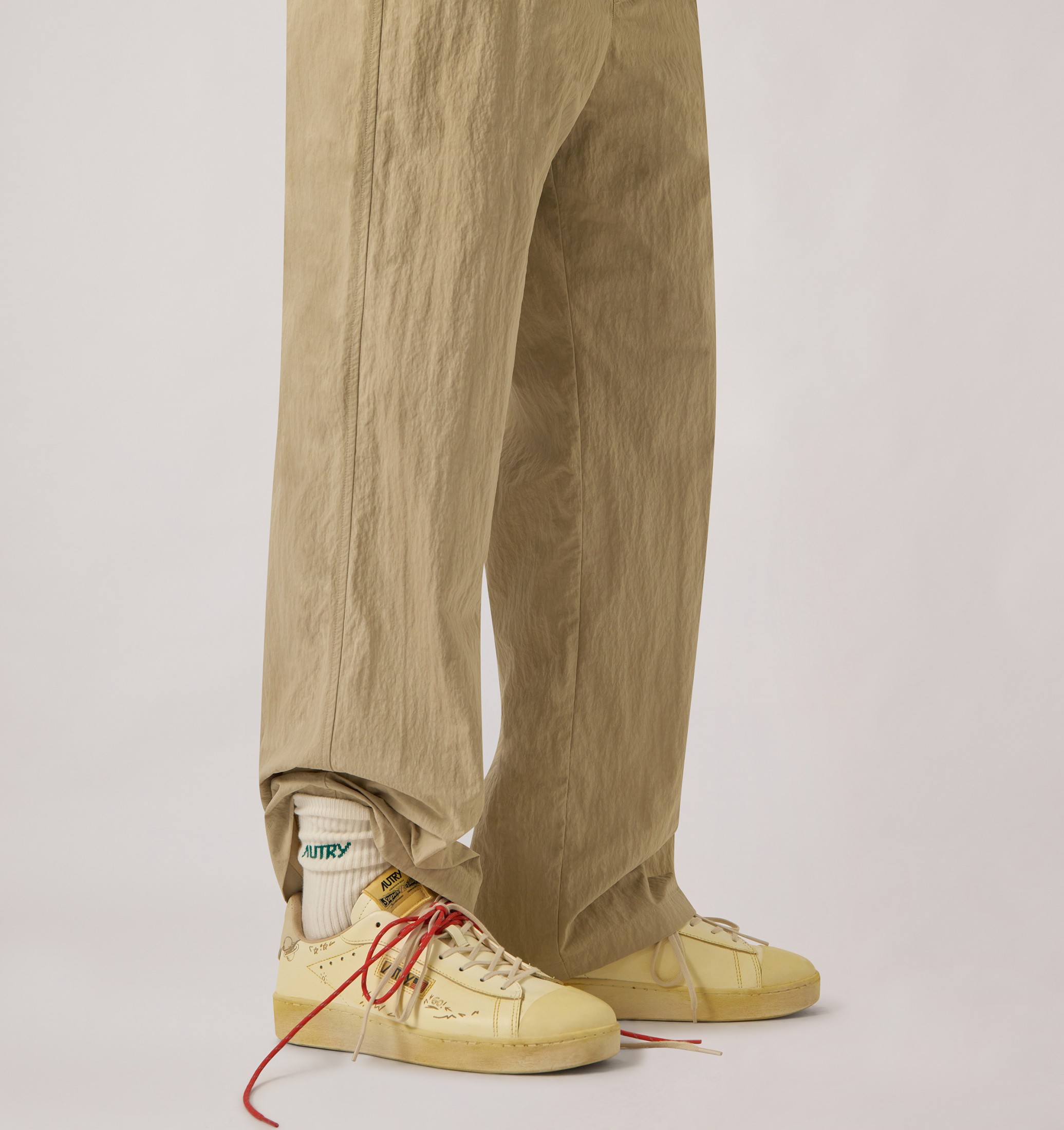 SNEAKERS DALLAS LOW SUPER VINTAGE IN PELLE MARSHMALLOW