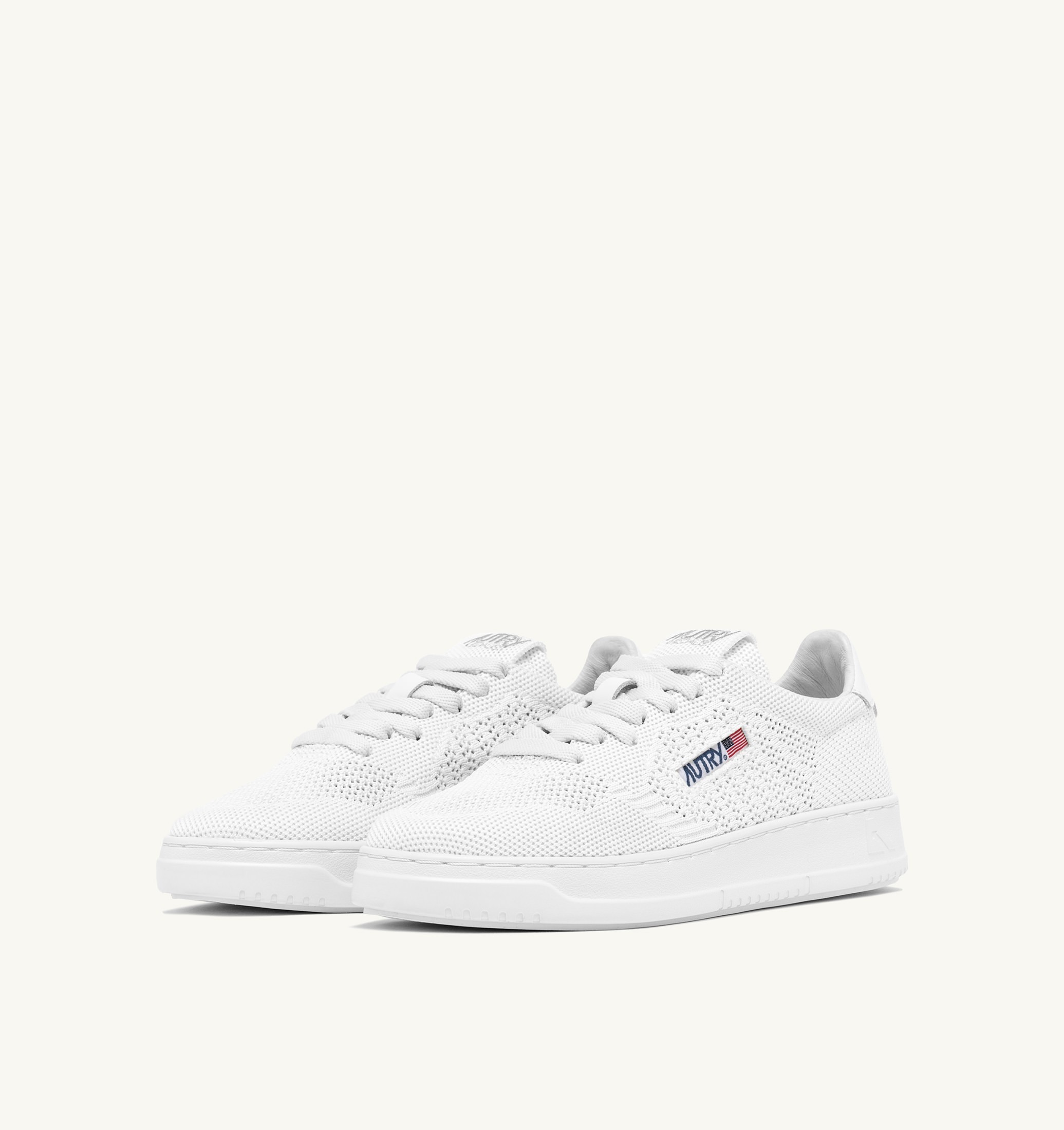 SNEAKERS MEDALIST EASEKNIT LOW IN MAGLIA COLORE BIANCO