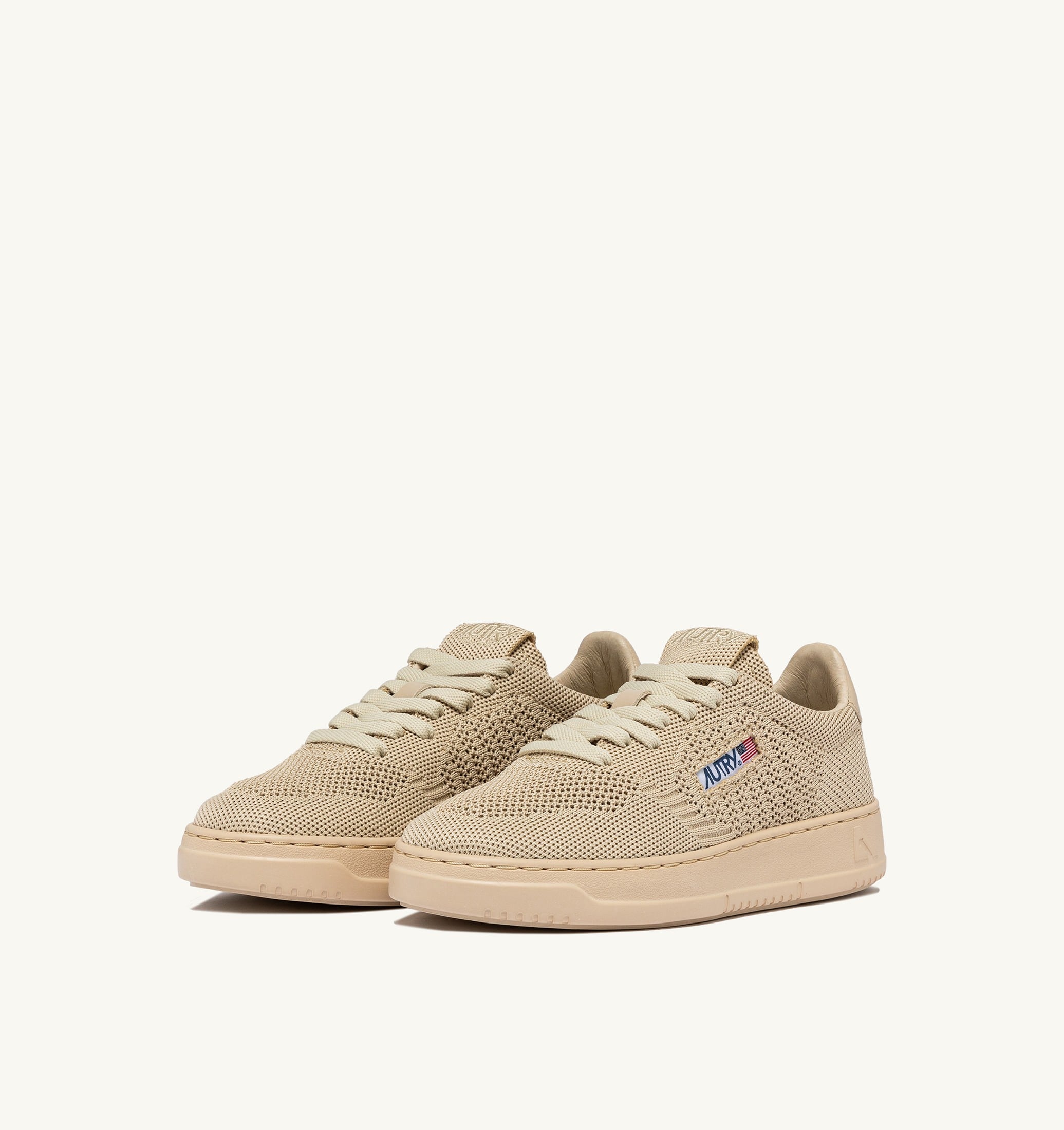 SNEAKERS MEDALIST EASEKNIT LOW IN MAGLIA CREME BRULEE
