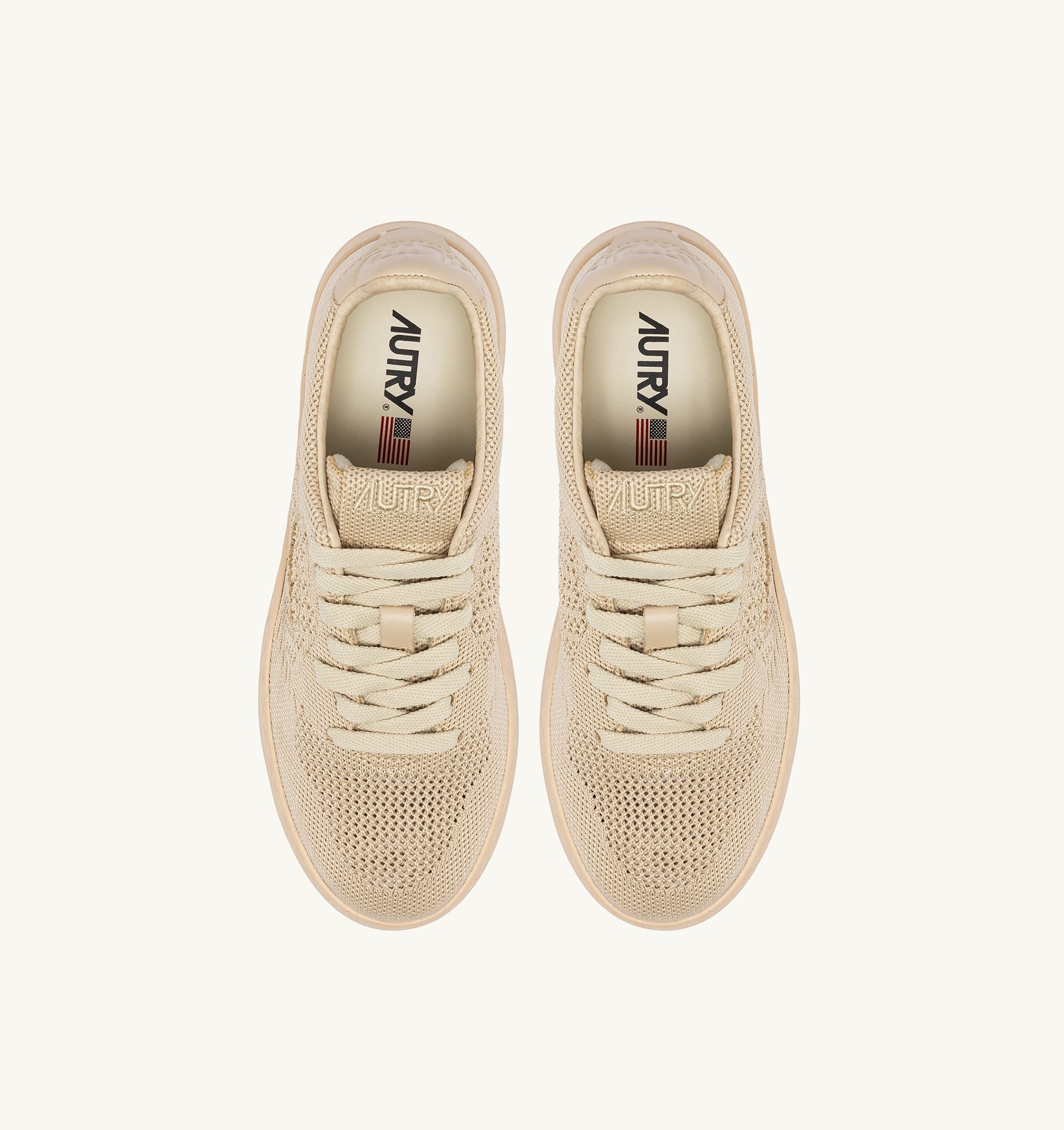 SNEAKERS MEDALIST EASEKNIT LOW IN MAGLIA CREME BRULEE