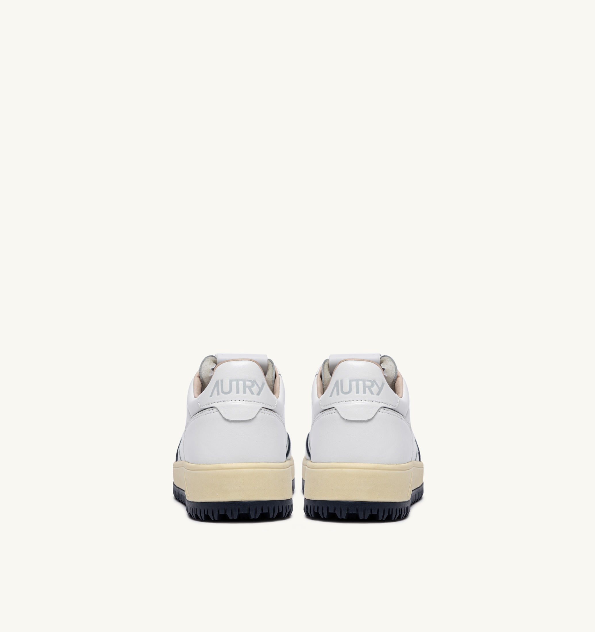 SNEAKERS GOLF LOW IN PELLE BIANCA E NAVY