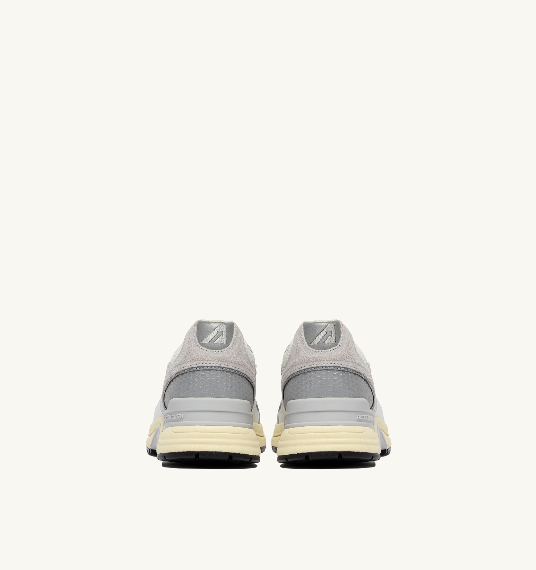 SNEAKERS HYPERWAY IN MESH E PELLE BIANCO E GRIGIO