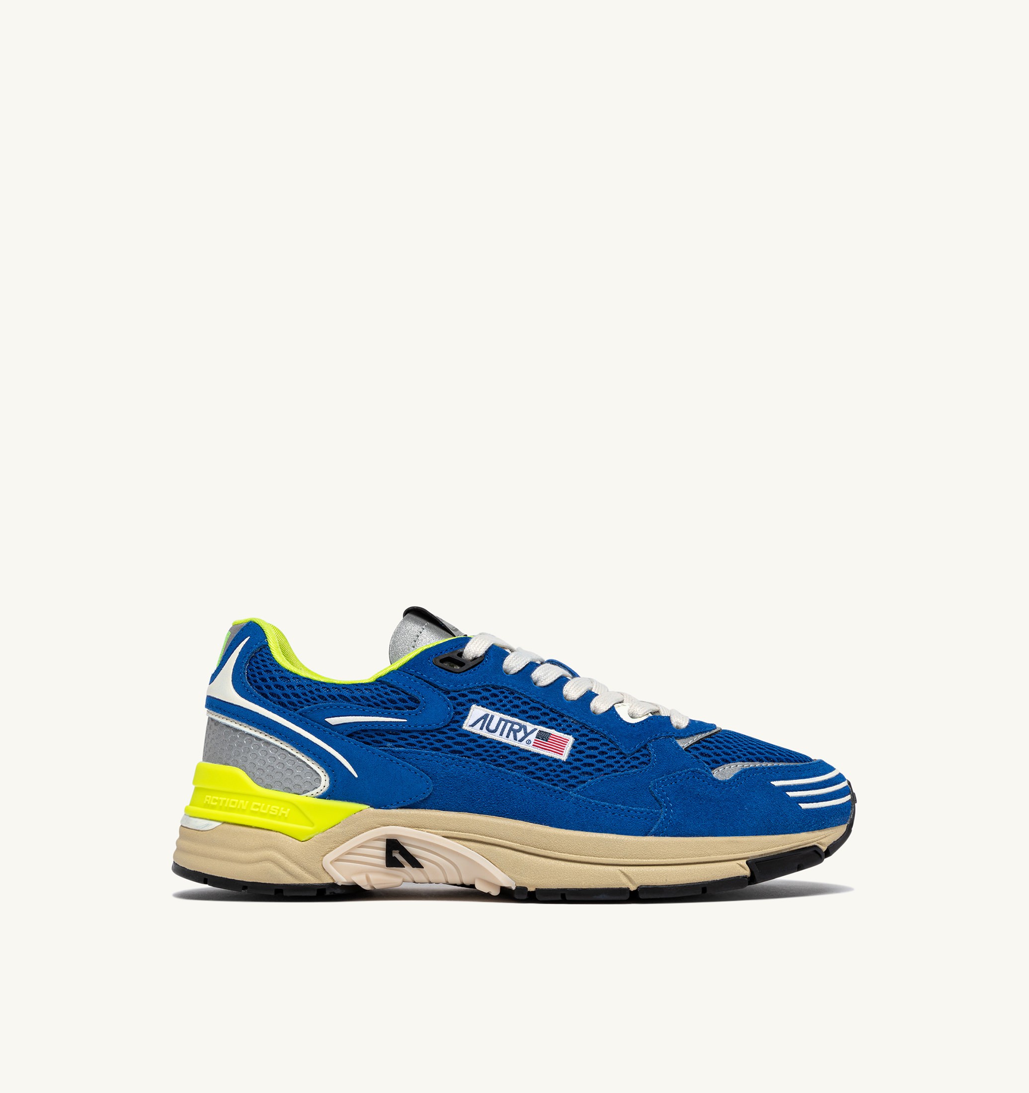 SNEAKERS HYPERWAY IN MESH E SUEDE PRINCESS BLUE E VANILLA ICE