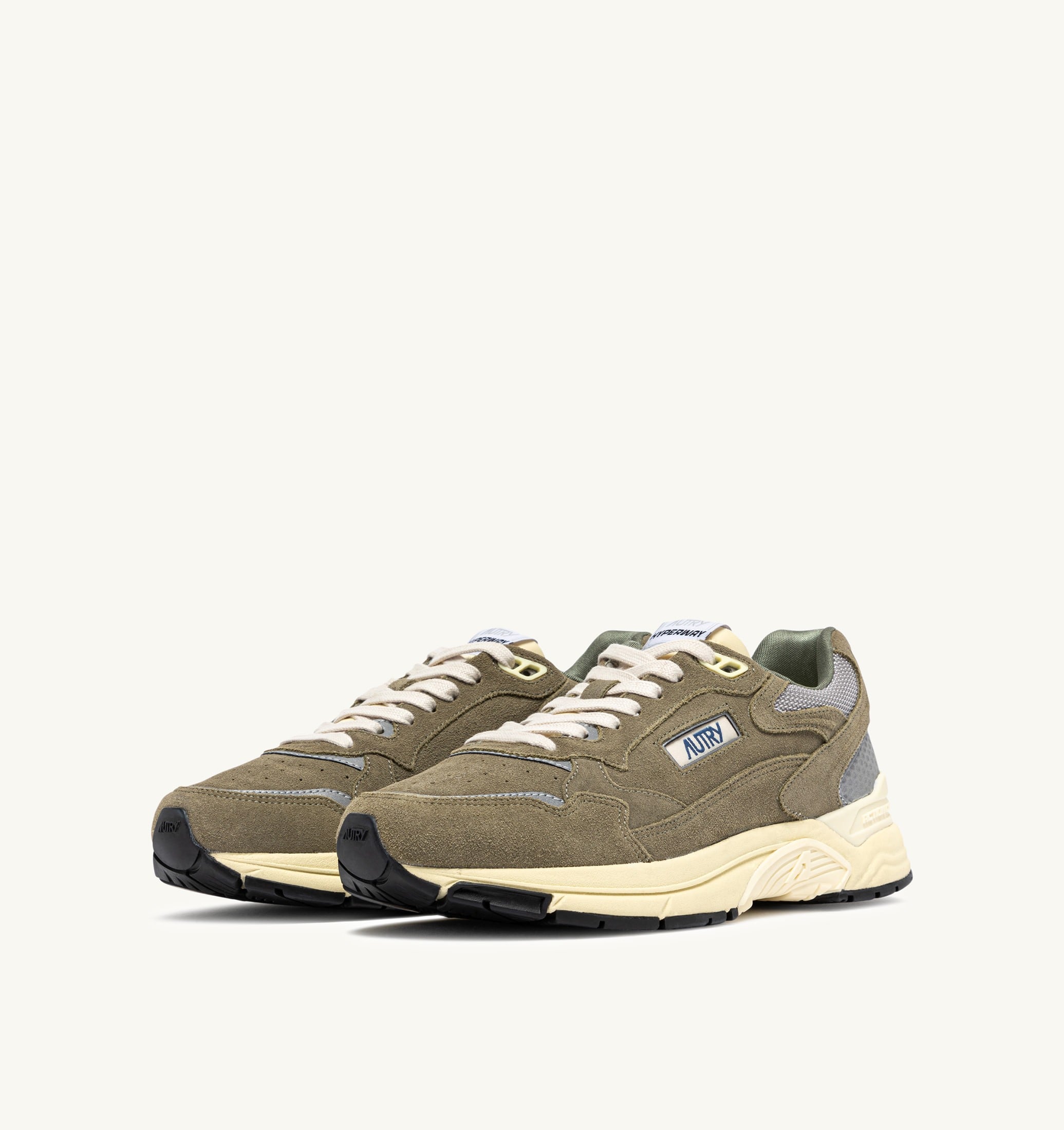 SNEAKERS HYPERWAY IN MESH E SUEDE TIMO E ARGENTO