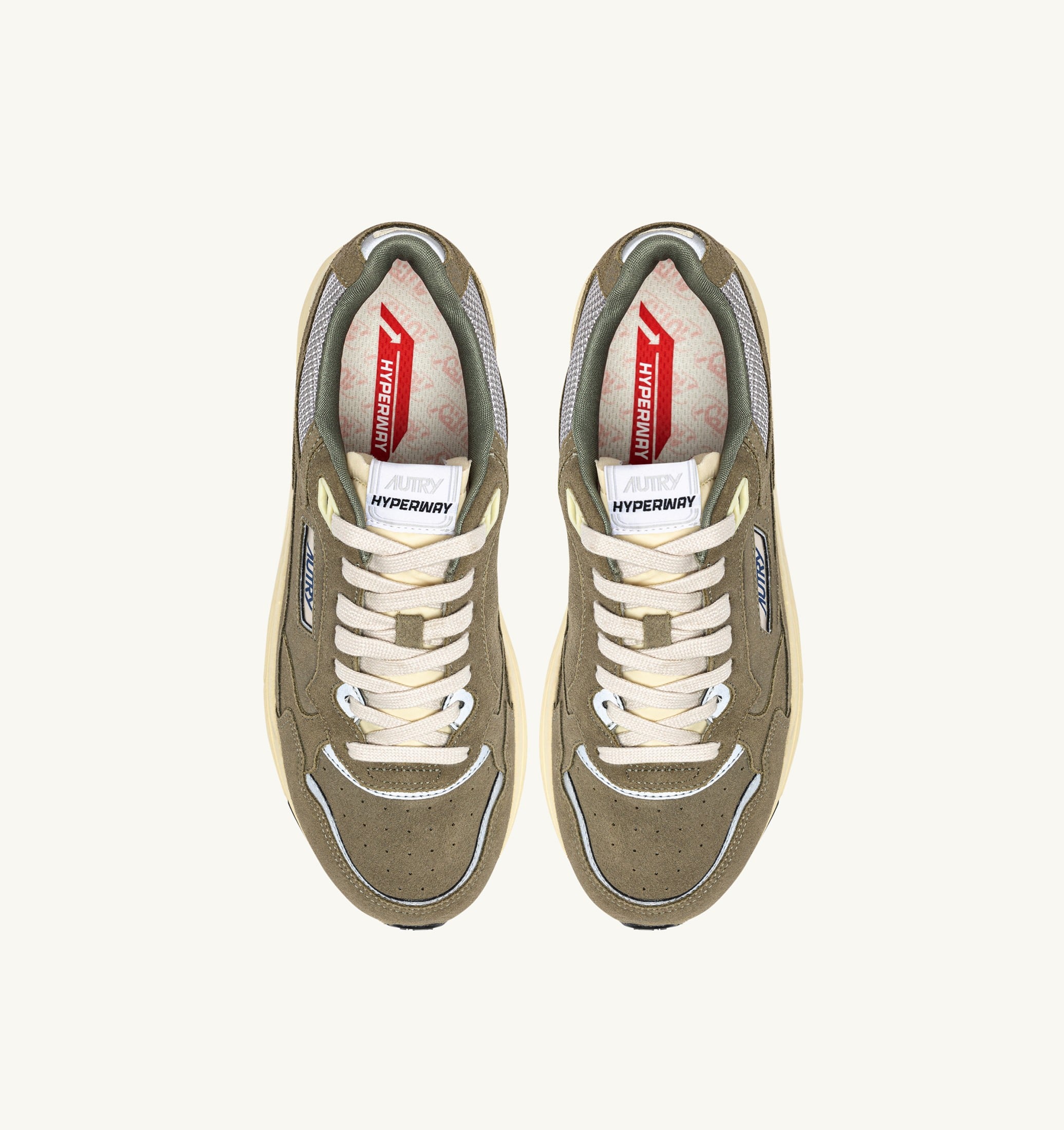 SNEAKERS HYPERWAY IN MESH E SUEDE TIMO E ARGENTO