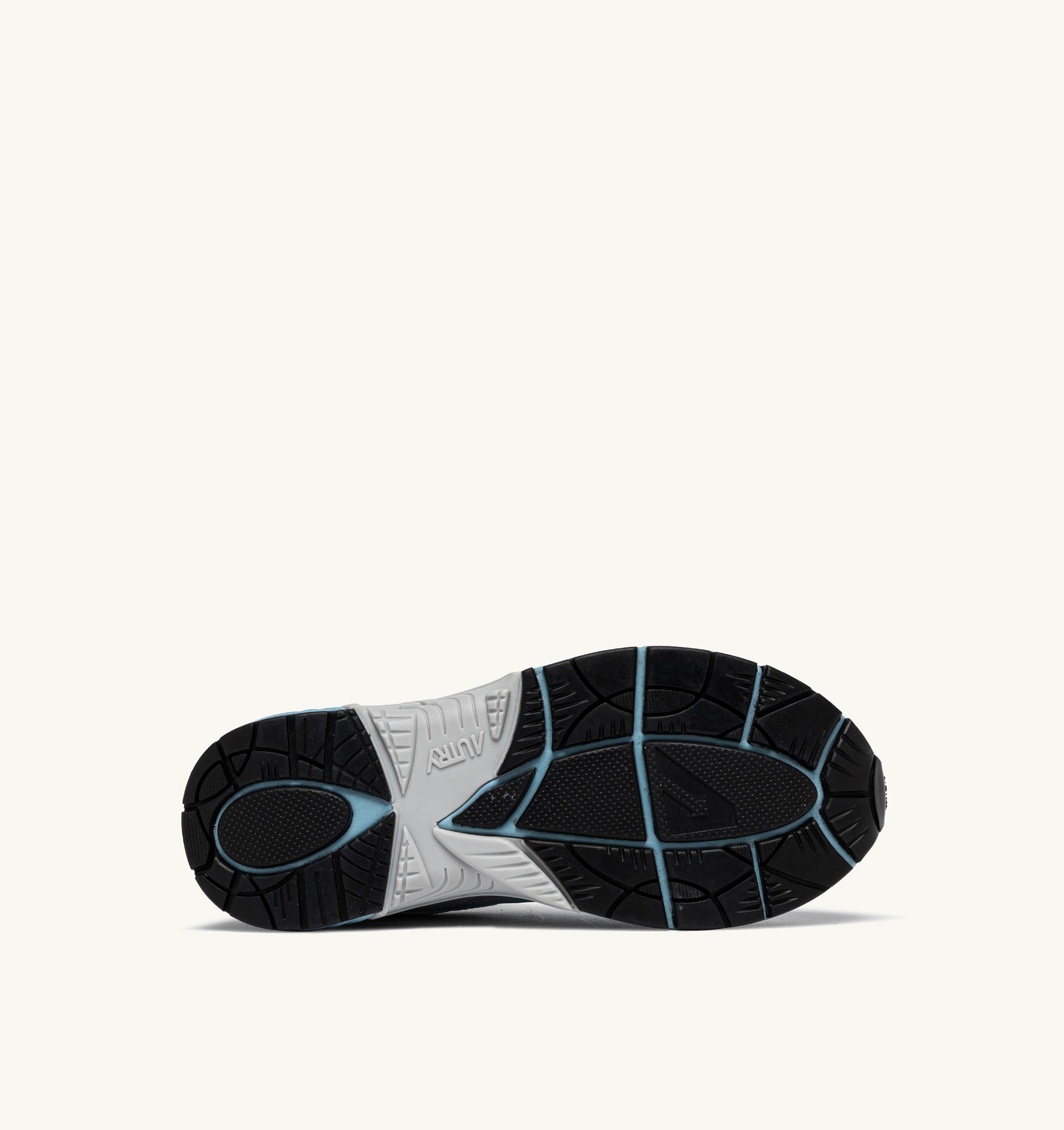 SNEAKERS HYPERWAY IN PELLE SINTETICA E MESH ARGENTO NERO E FORGET ME NOT