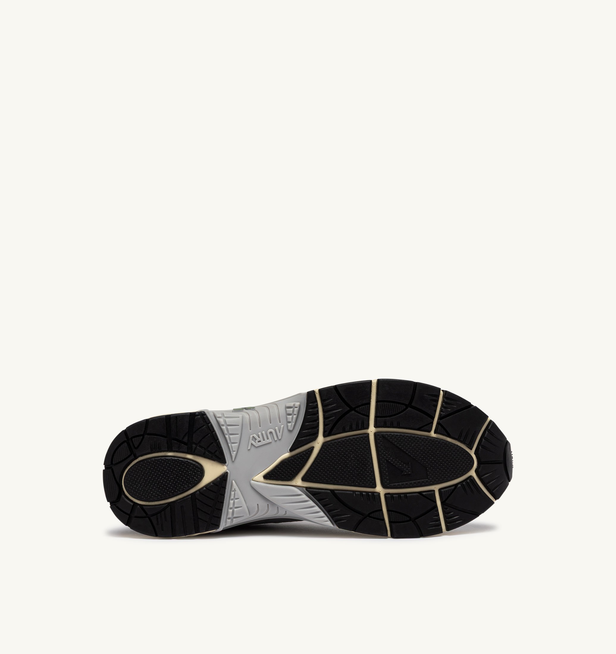 SNEAKERS HYPERWAY IN PELLE SINTETICA E MESH ARGENTO TEA E BLAKENED PEARL