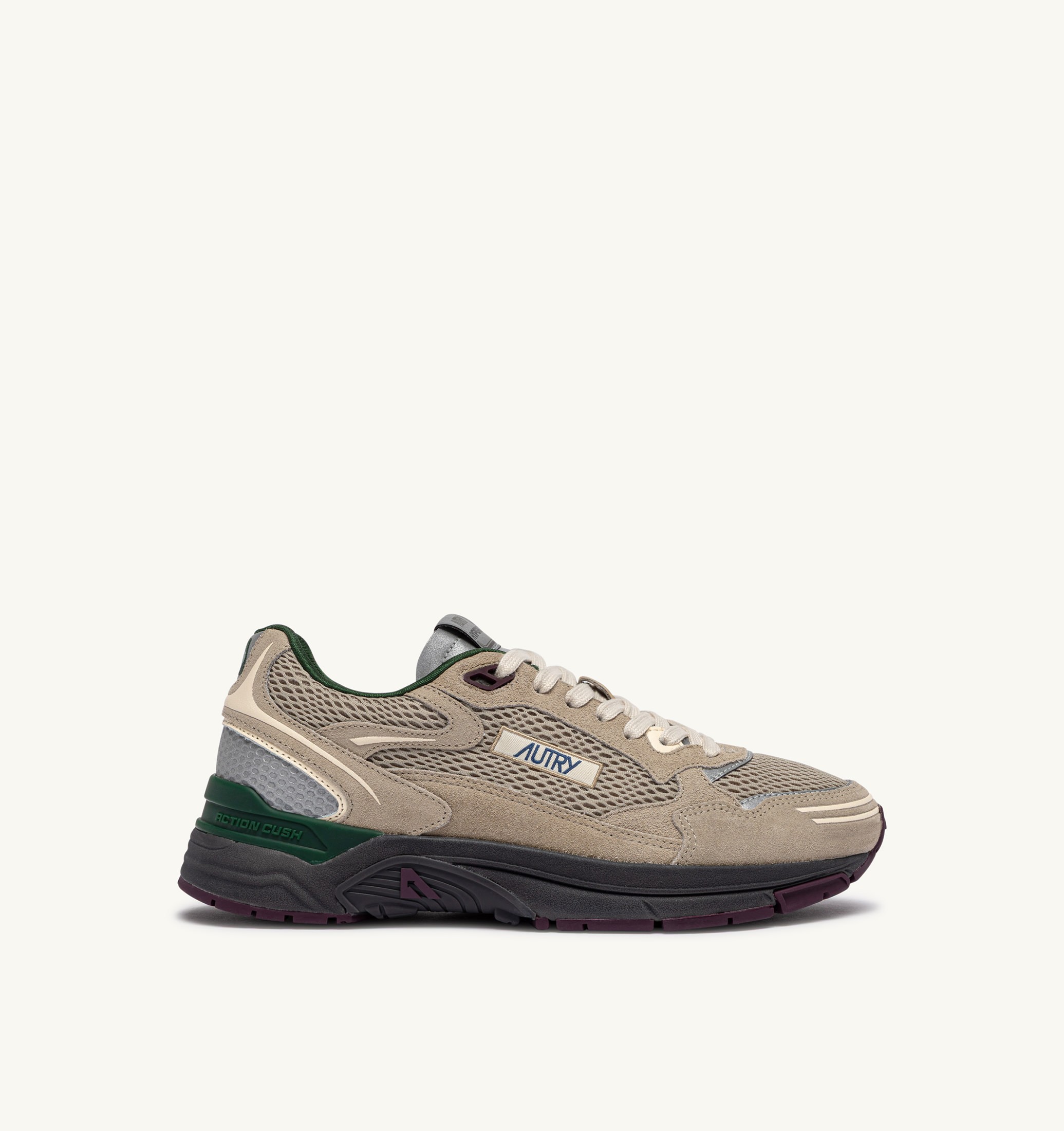 SNEAKERS HYPERWAY IN SUEDE E MESH BISCUIT E AFTERGLOW