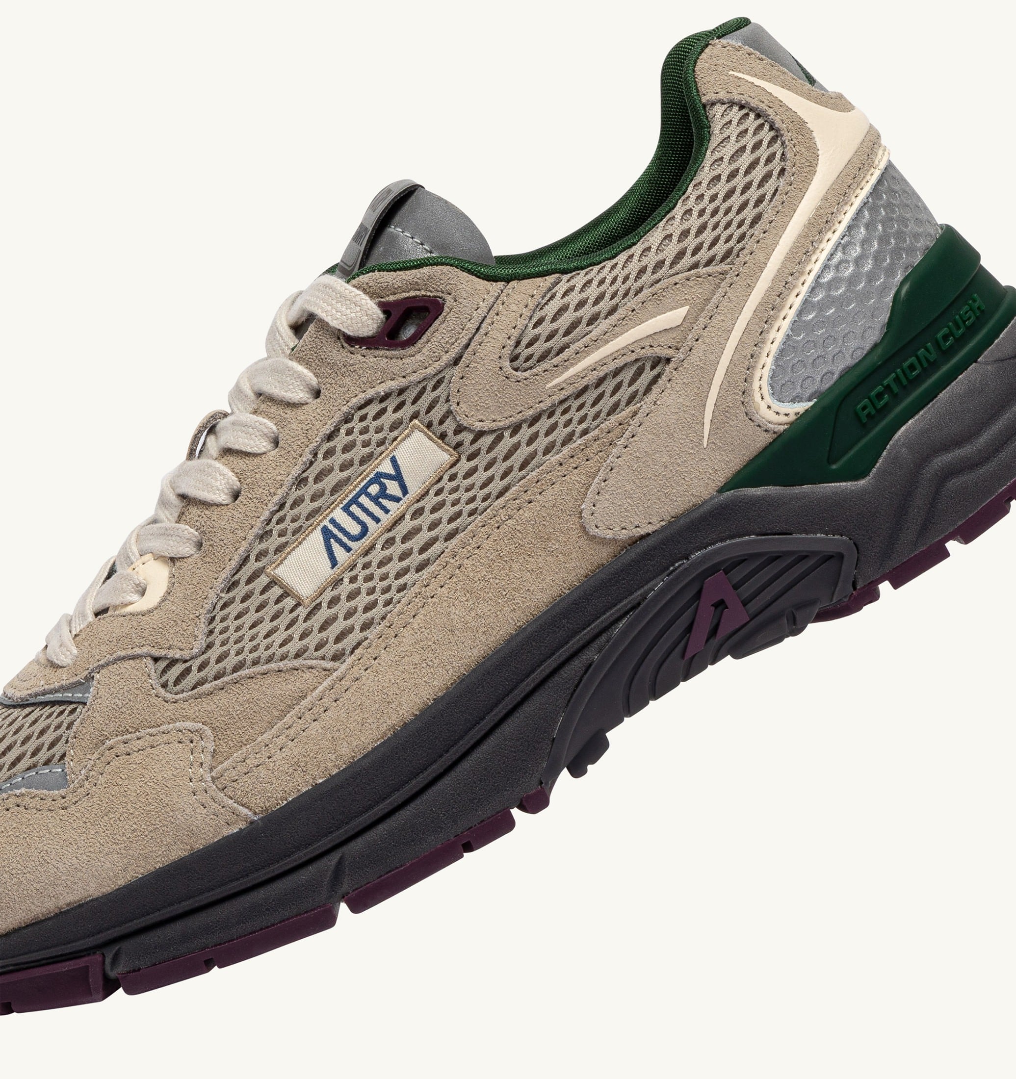 SNEAKERS HYPERWAY IN SUEDE E MESH BISCUIT E AFTERGLOW