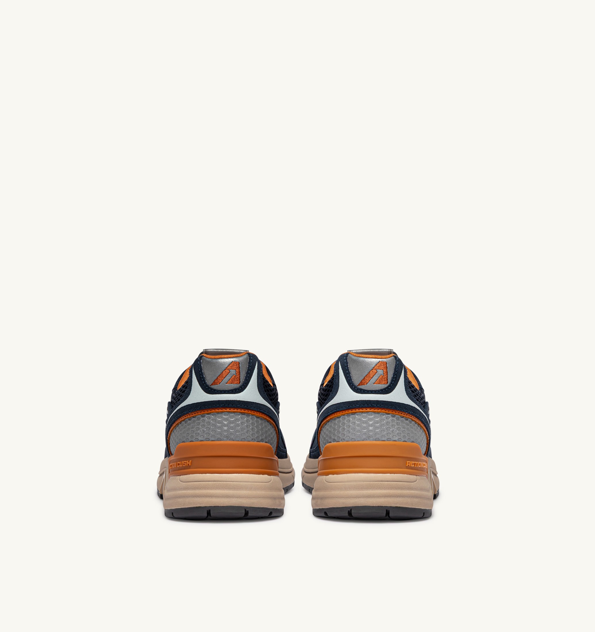 SNEAKERS HYPERWAY IN SUEDE E MESH MIDNIGHT E TOMATO CREAM
