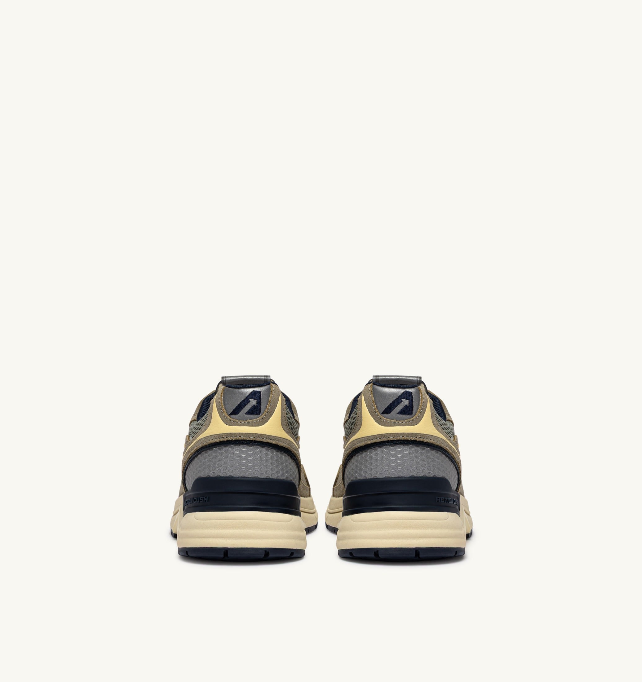 SNEAKERS HYPERWAY IN SUEDE E MESH SILVER SAGE E SPA BLUE