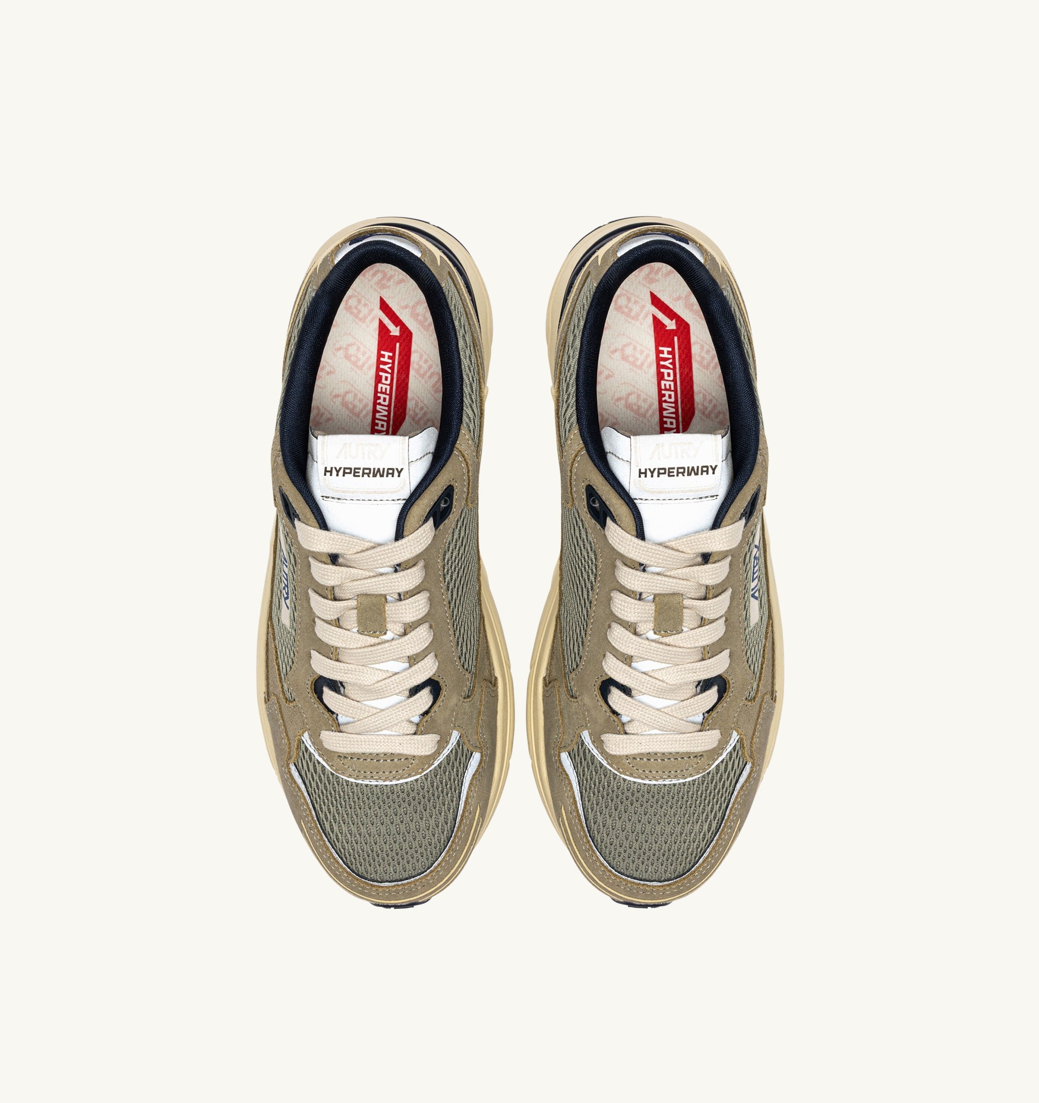 SNEAKERS HYPERWAY IN SUEDE E MESH SILVER SAGE E SPA BLUE
