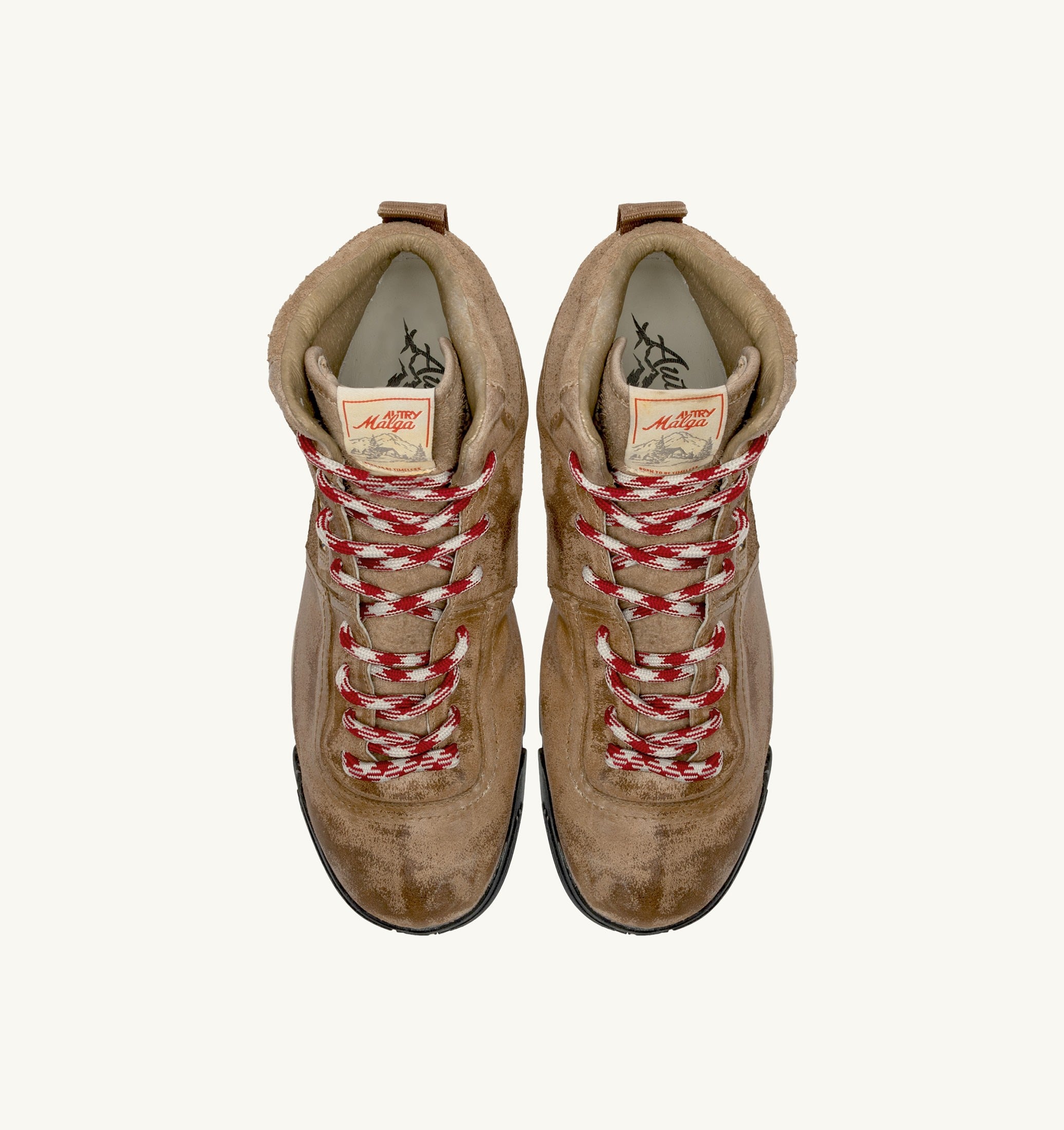 MALGA IN PELLE E SUEDE COLORE CIGAR