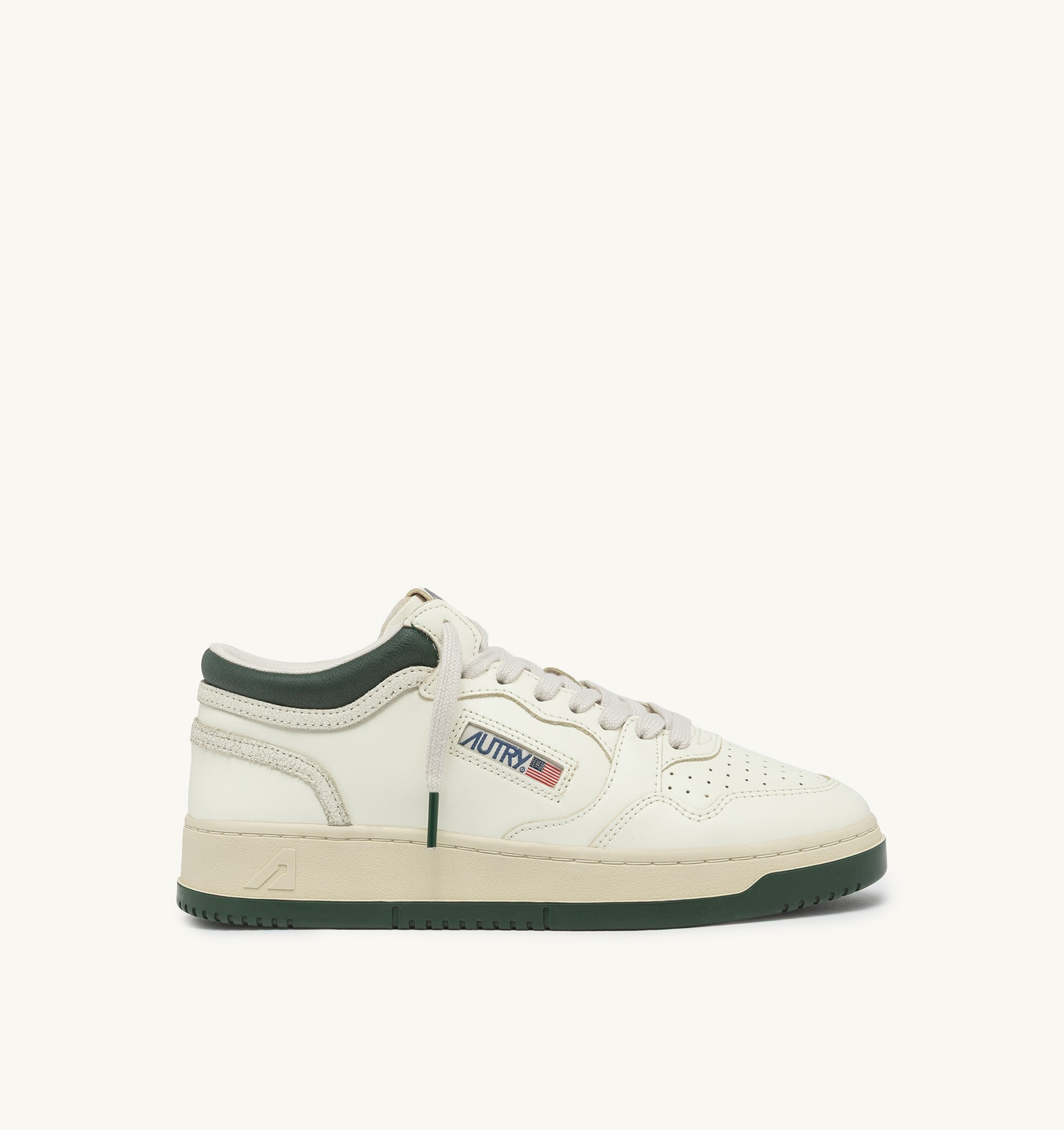 SNEAKERS MED-WAY IN PELLE COLORE MARSHMALLOW E MOUNTAIN