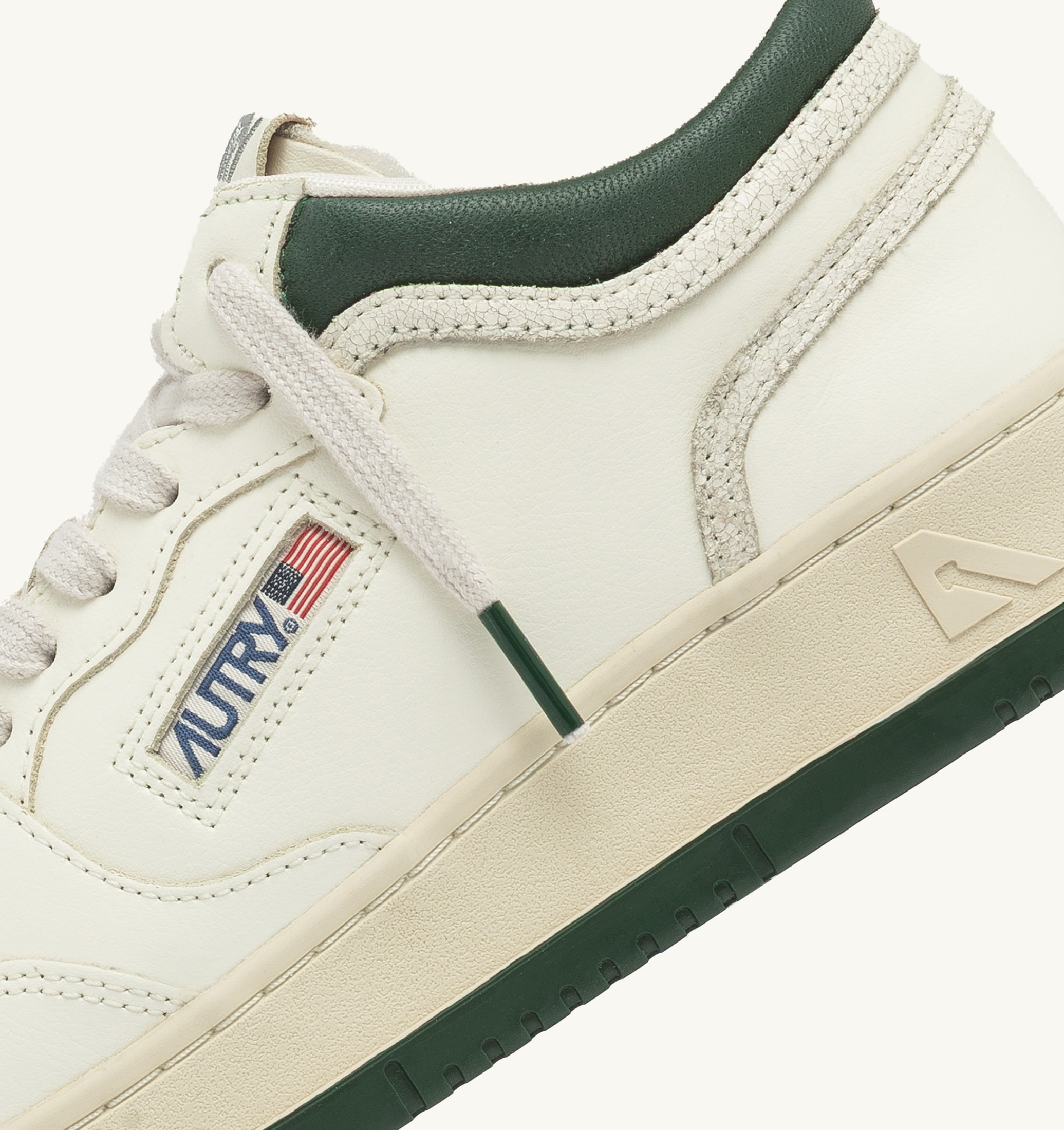 SNEAKERS MED-WAY IN PELLE COLORE MARSHMALLOW E MOUNTAIN