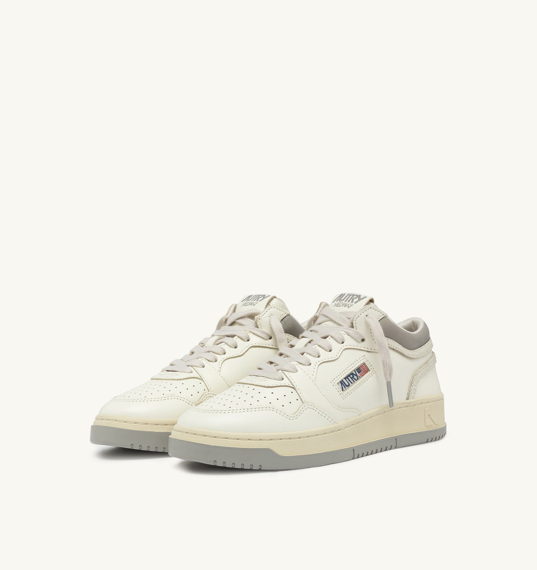 SNEAKERS MED-WAY IN PELLE COLORE MARSHMALLOW E VAPOR