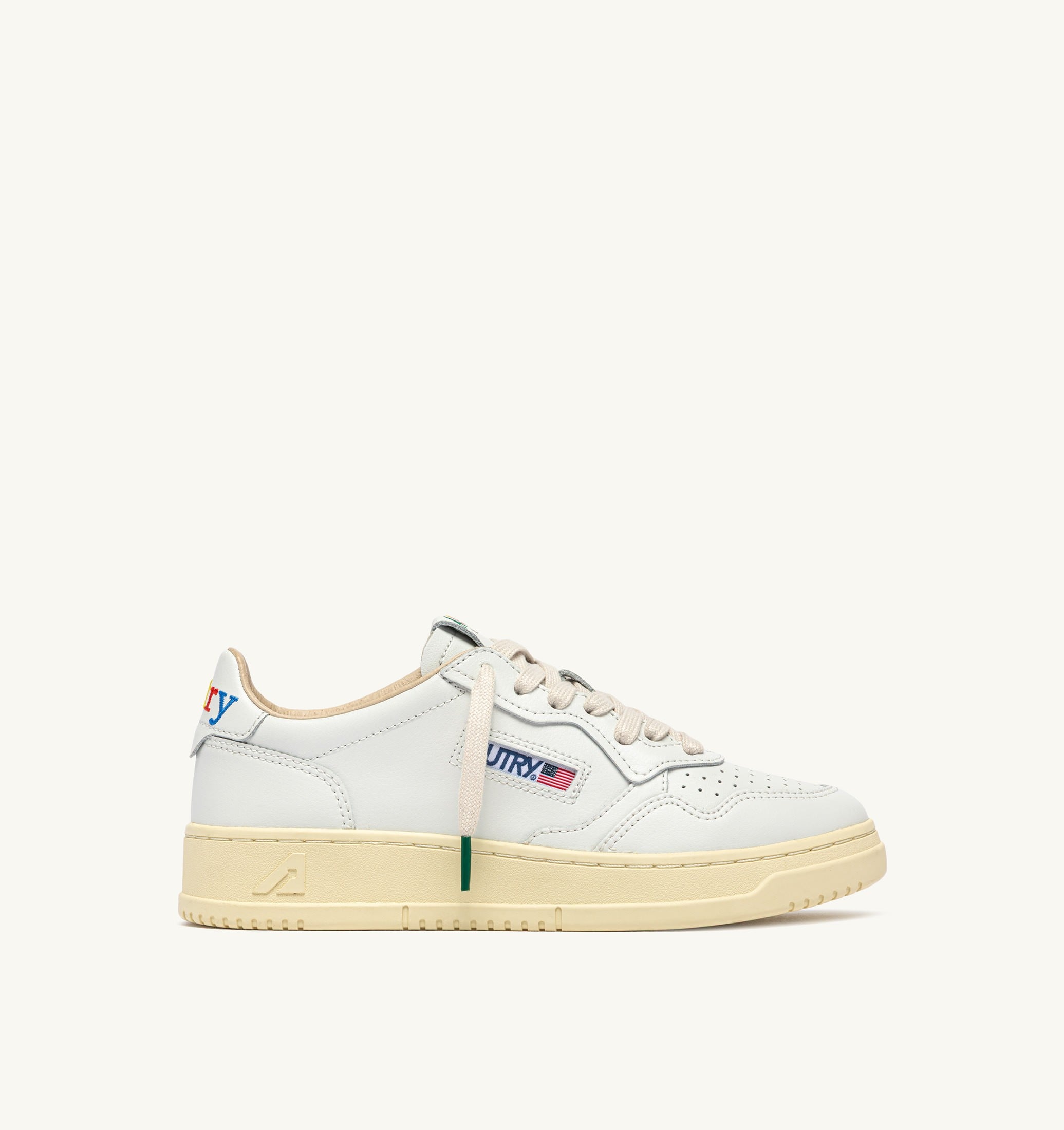 SNEAKERS MEDALIST LOW IN PELLE BIANCA