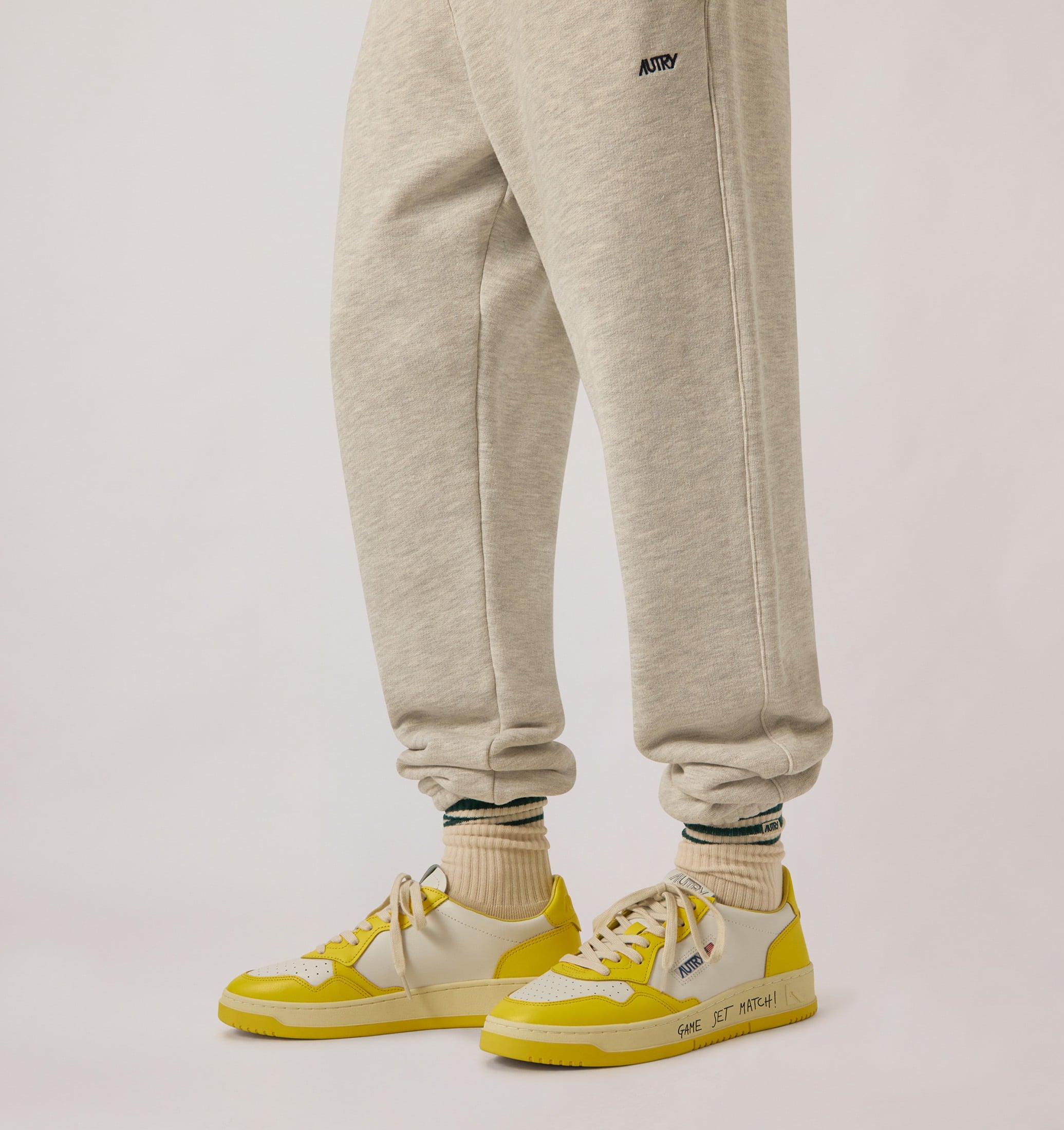 SNEAKERS MEDALIST LOW IN PELLE BIANCA E SLICKER