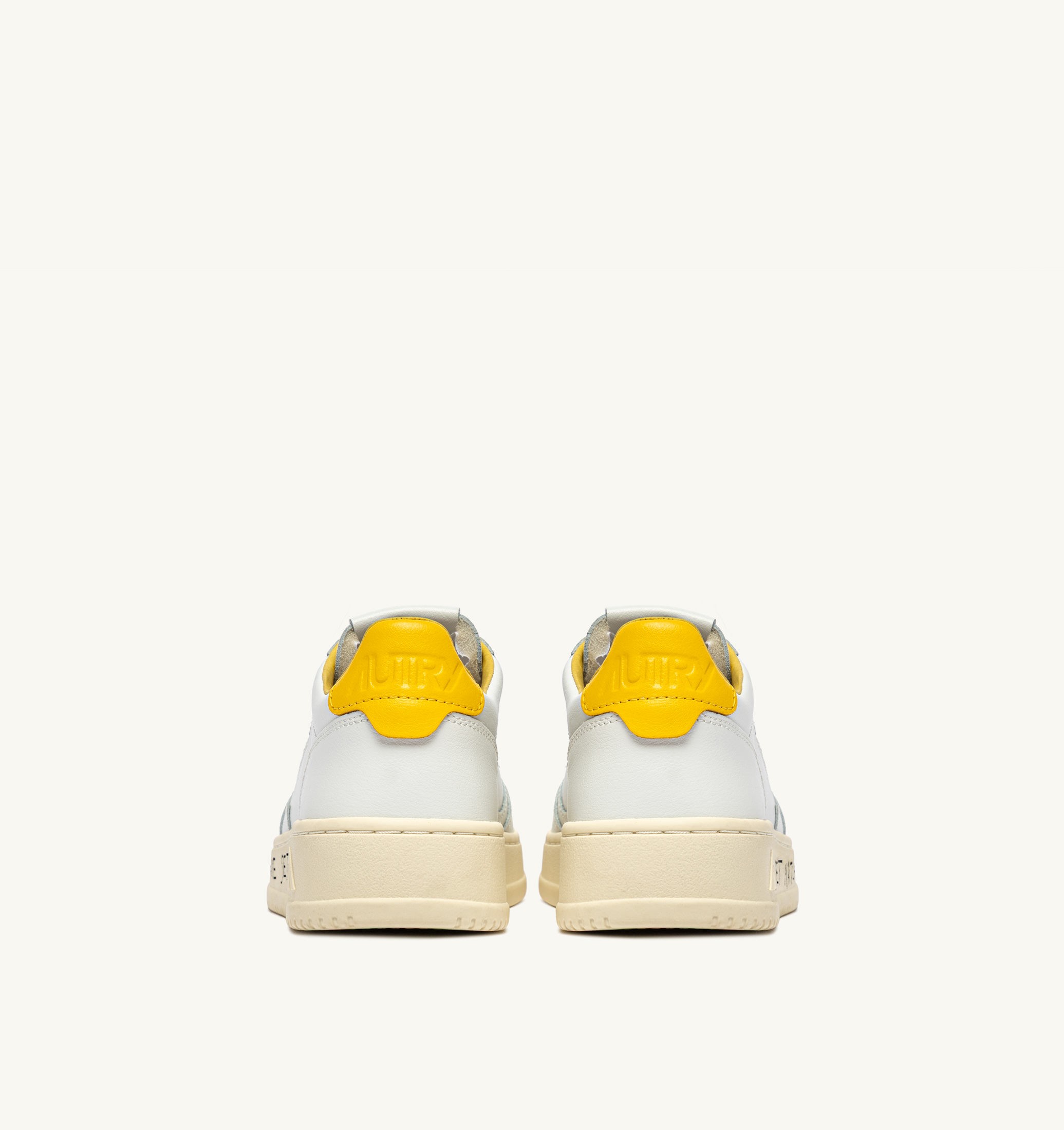 SNEAKERS MEDALIST LOW IN PELLE BIANCA E SLICKER
