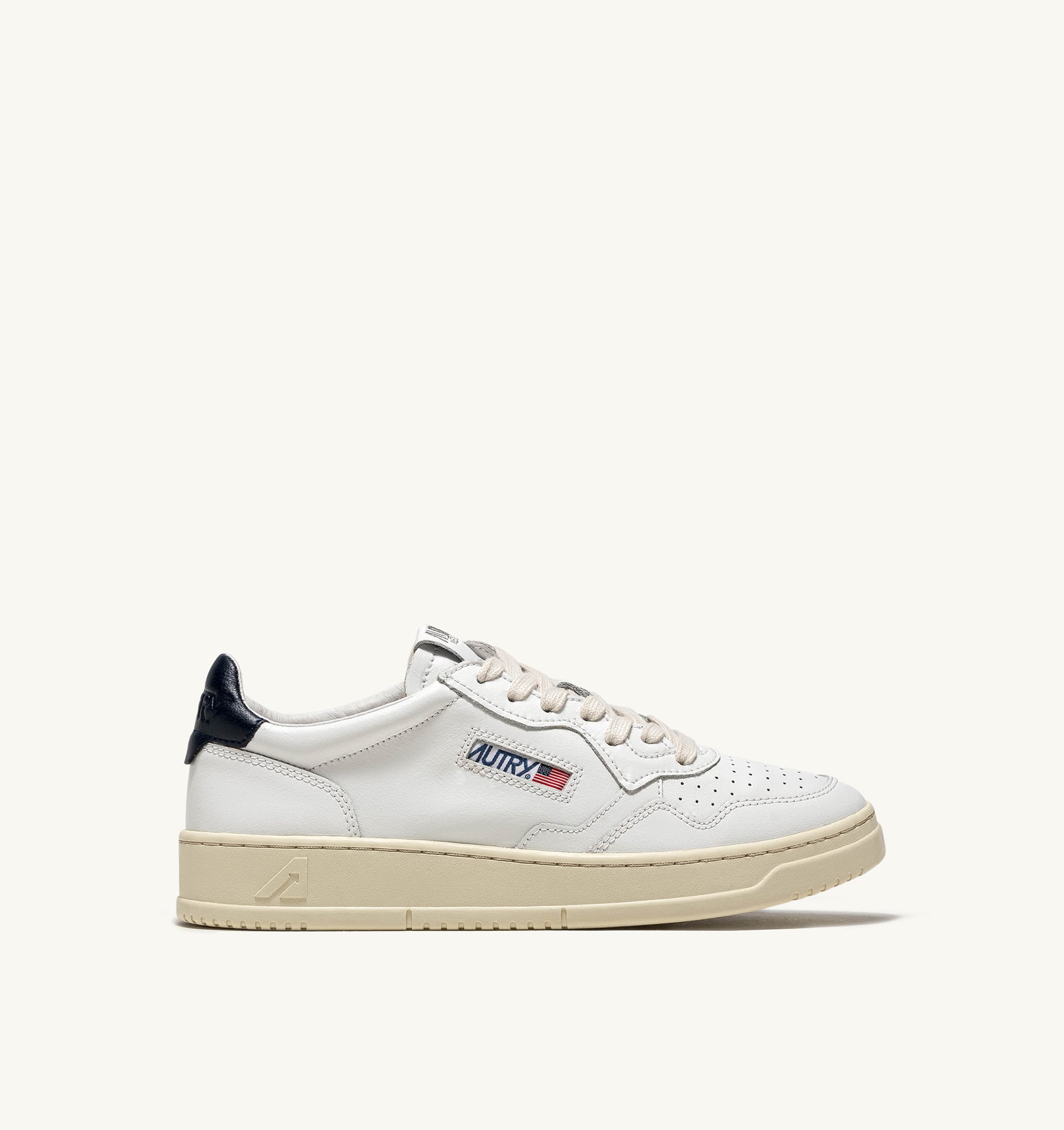 SNEAKERS MEDALIST LOW IN PELLE BIANCA E SPACE