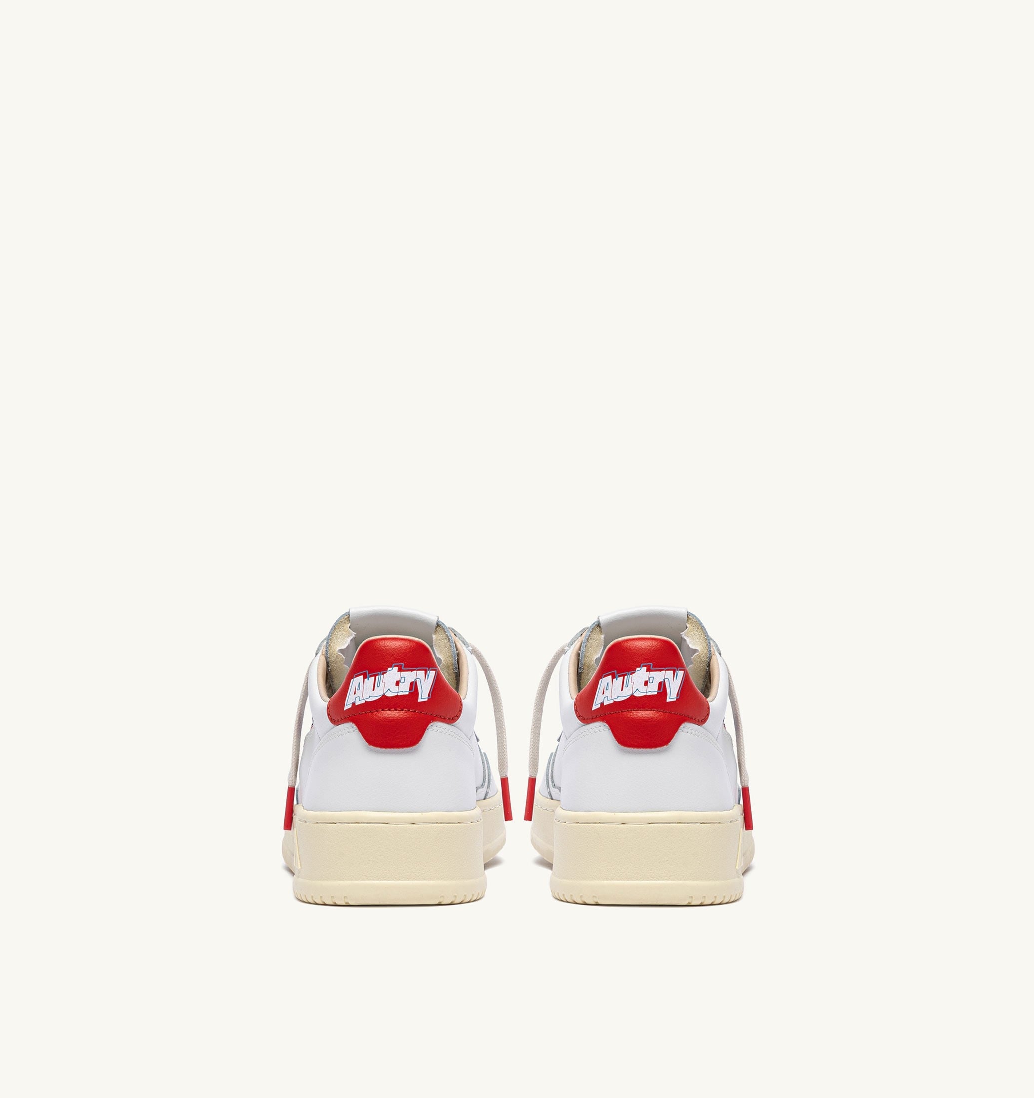 SNEAKERS MEDALIST LOW IN PELLE BIANCA E SPICY ORANGE