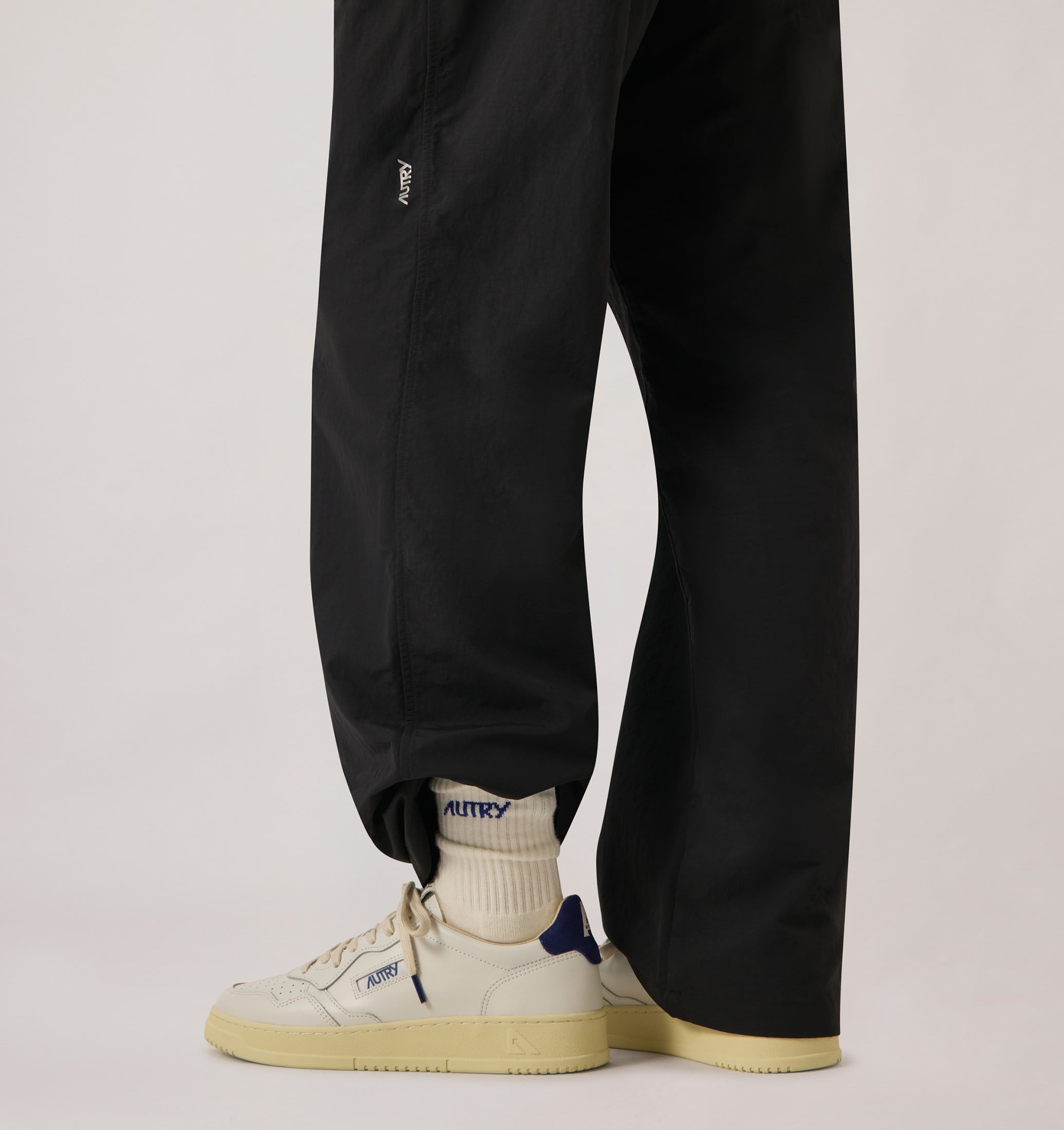 SNEAKERS MEDALIST LOW IN PELLE BIANCA E SUEDE BLUE DEPTHS
