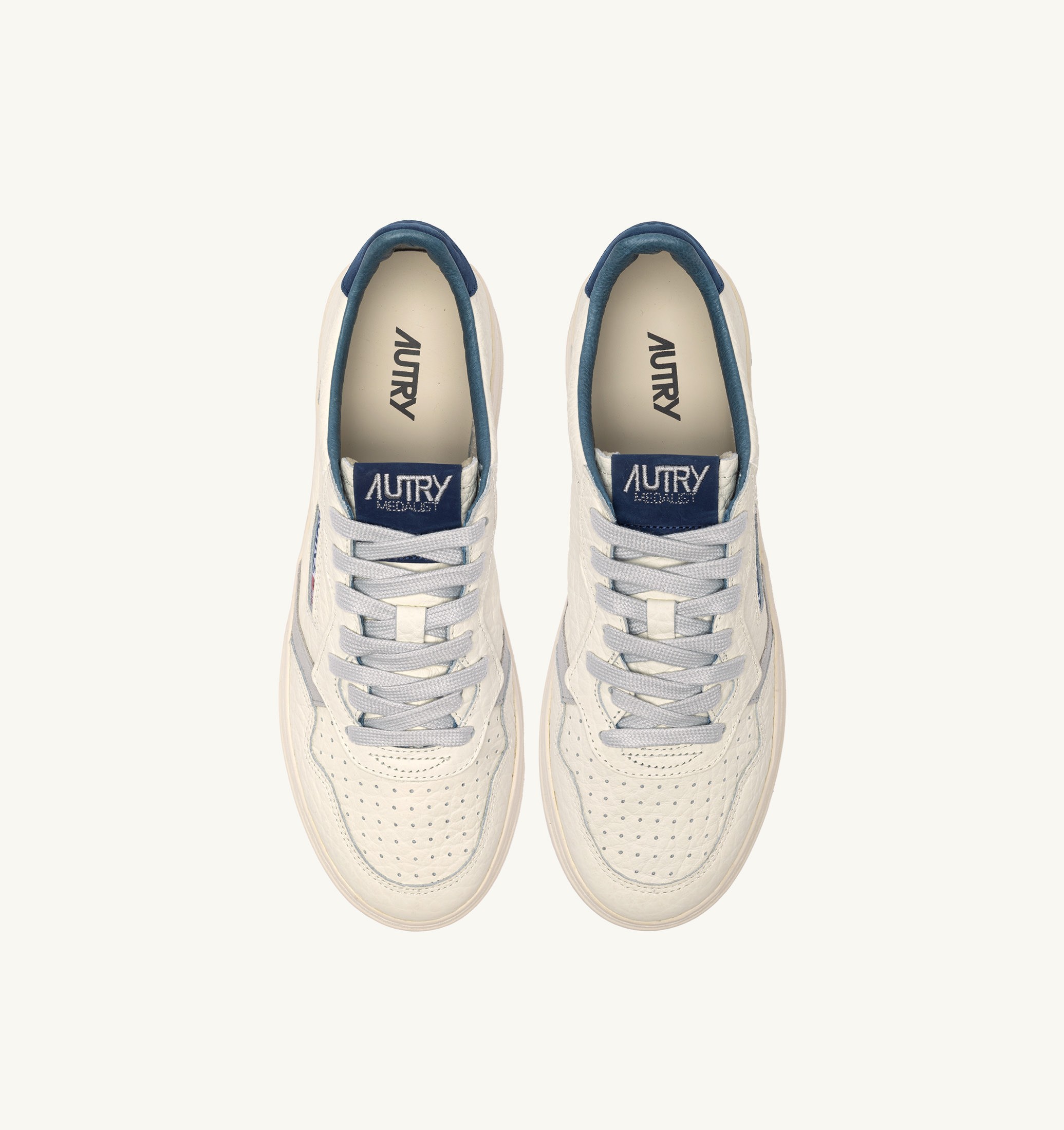 SNEAKERS MEDALIST LOW IN PELLE BLUE DEPTHS E VAPOR