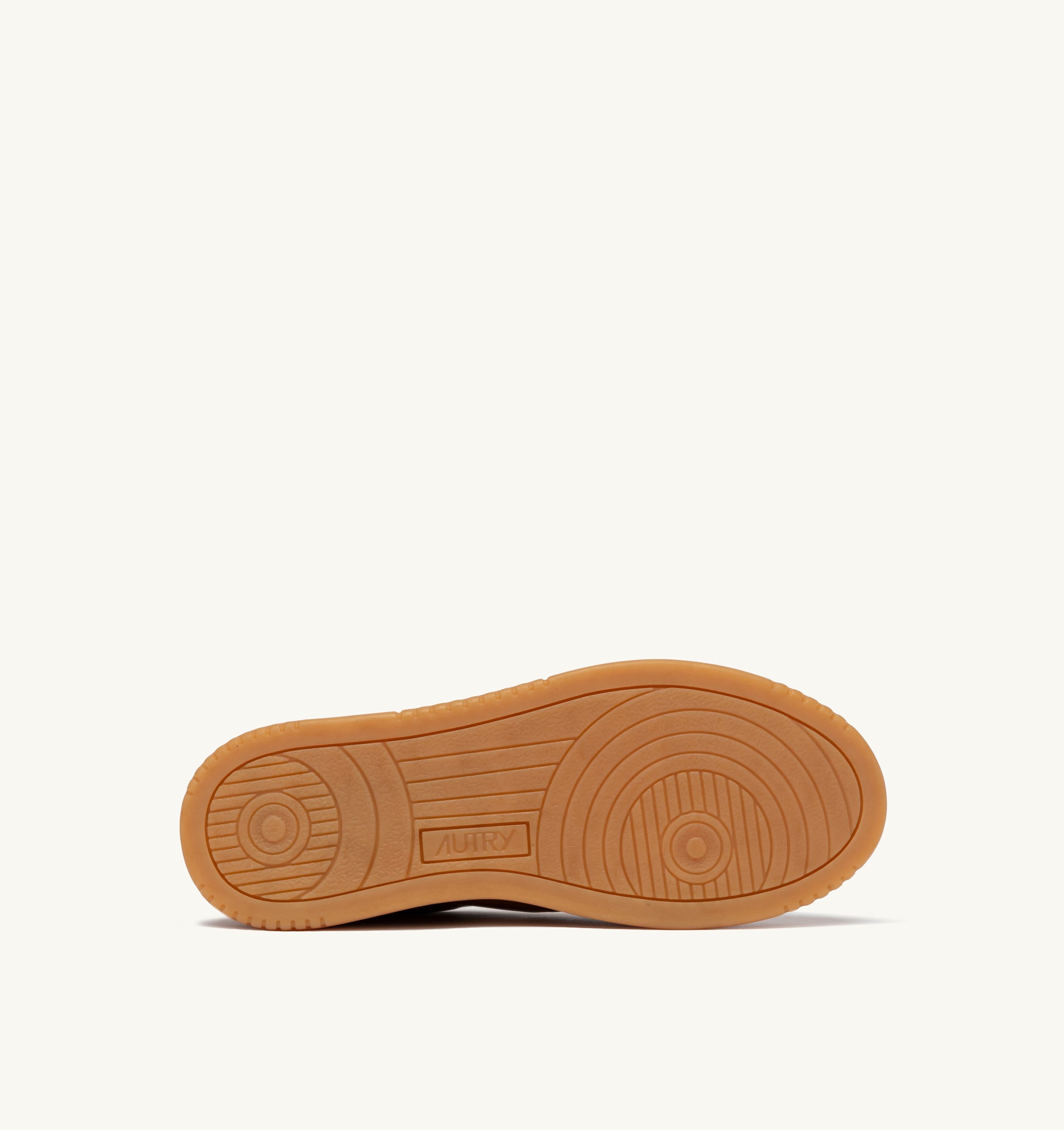 SNEAKERS MEDALIST LOW IN PELLE COGNAC E MARSHMALLOW