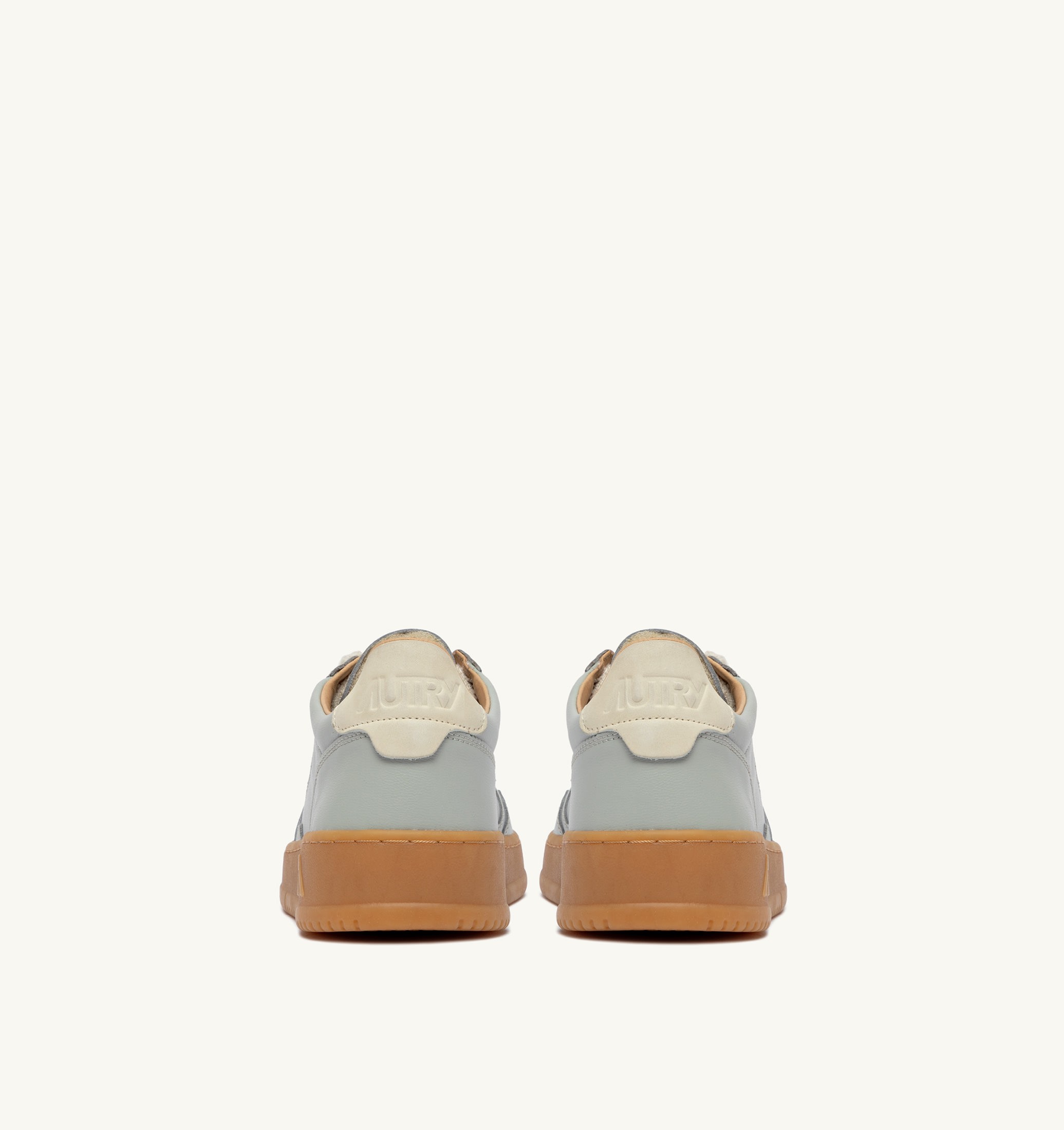 SNEAKERS MEDALIST LOW IN PELLE MILITARY E MARSHMALLOW