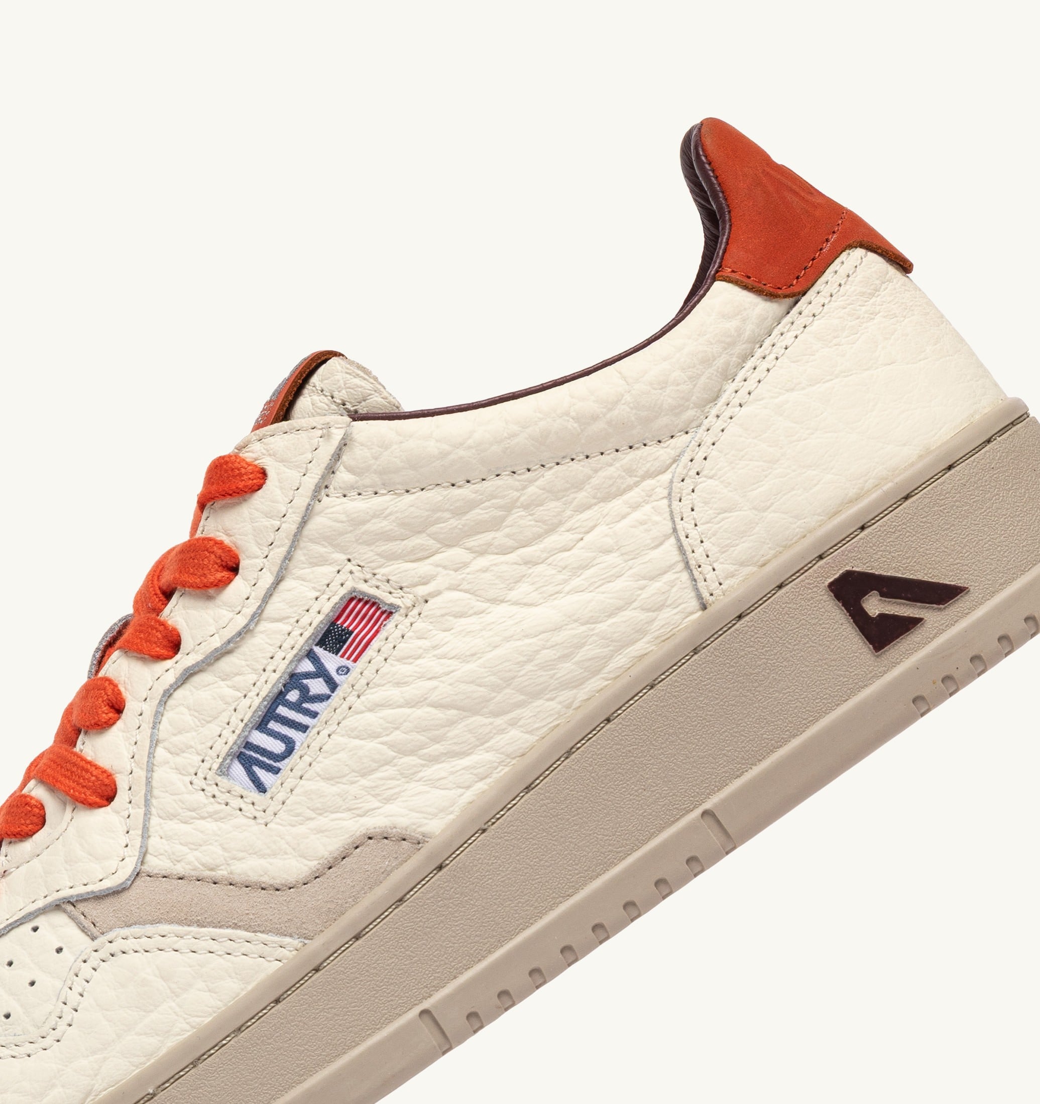 SNEAKERS MEDALIST LOW IN PELLE SAND E PUMPKIN