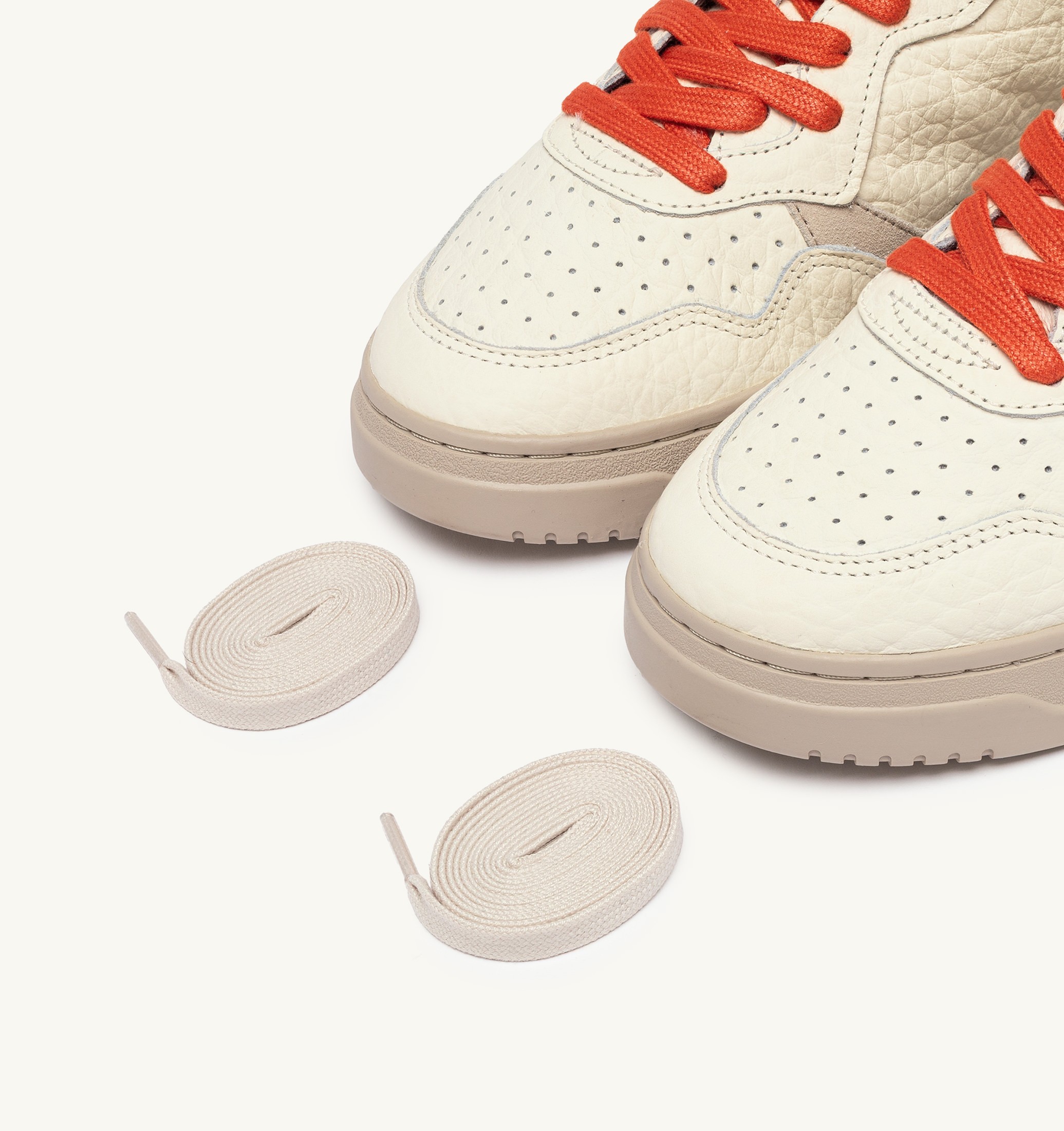 SNEAKERS MEDALIST LOW IN PELLE SAND E PUMPKIN