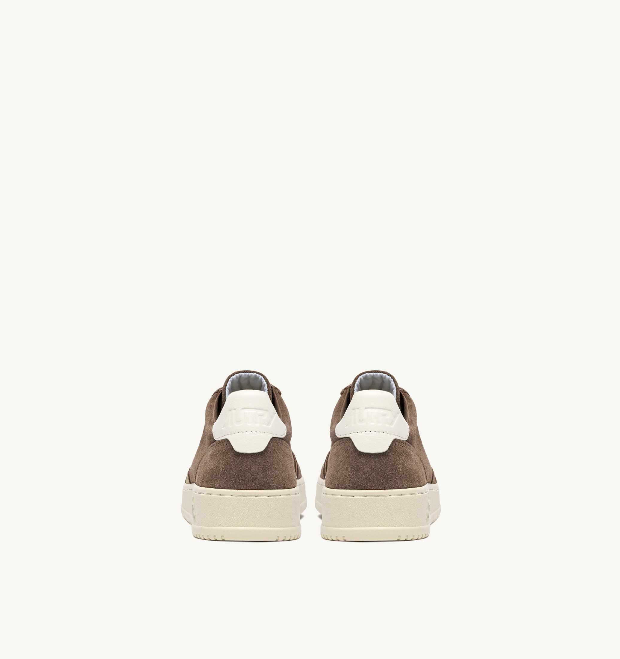 SNEAKERS MEDALIST LOW IN SUEDE CIGAR E BIANCO
