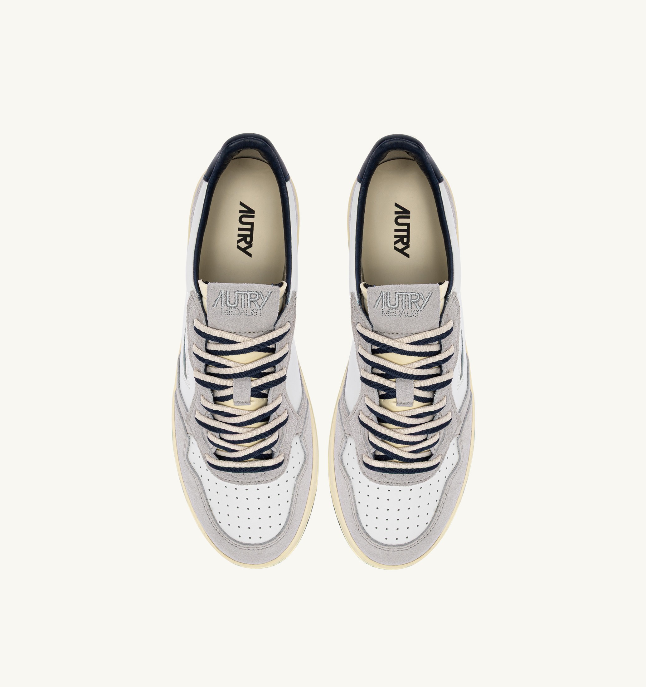 SNEAKERS MEDALIST LOW IN SUEDE E PELLE VAPOR E SPACE