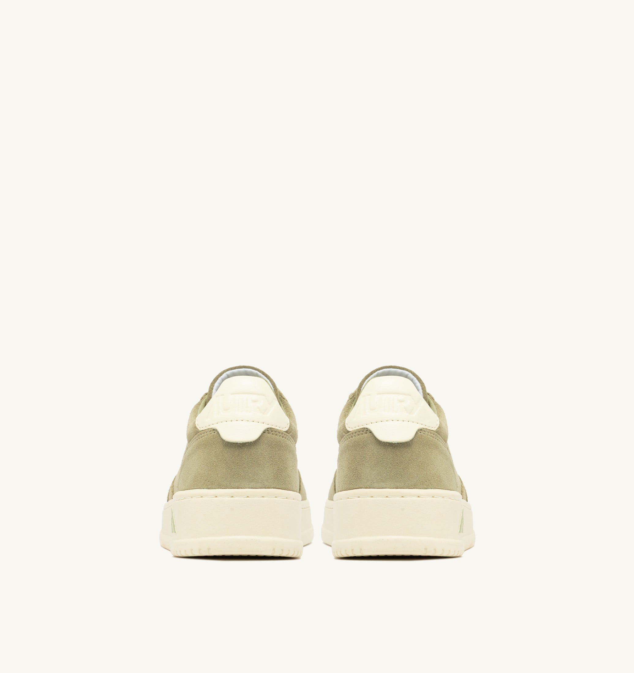 SNEAKERS MEDALIST LOW IN SUEDE GRAY GREEN E BIANCO