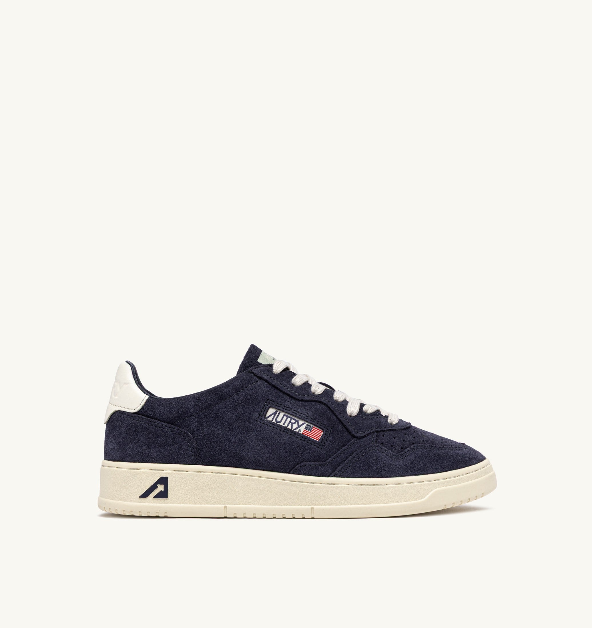 SNEAKERS MEDALIST LOW IN SUEDE SPACE E BIANCO