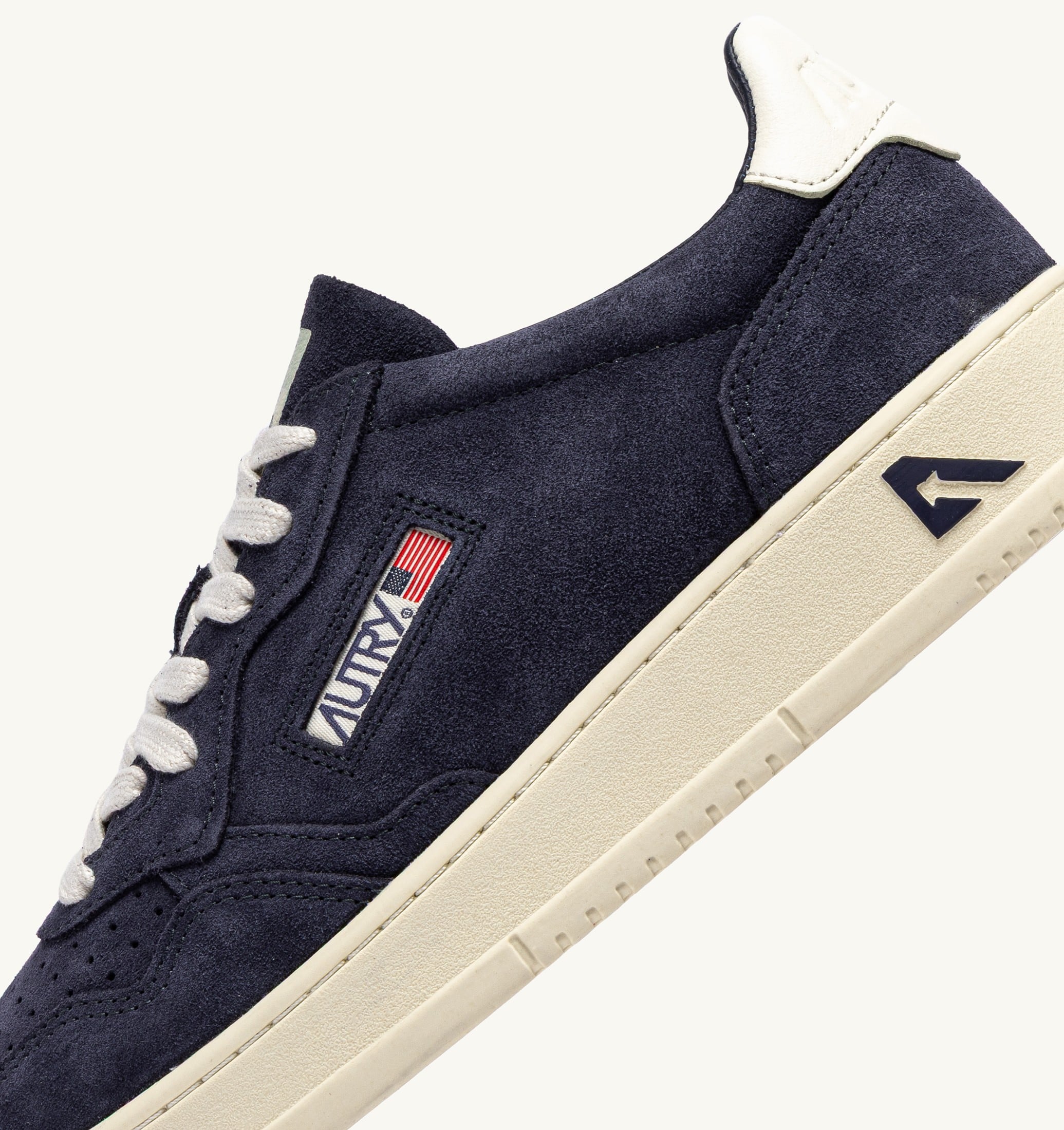 SNEAKERS MEDALIST LOW IN SUEDE SPACE E BIANCO