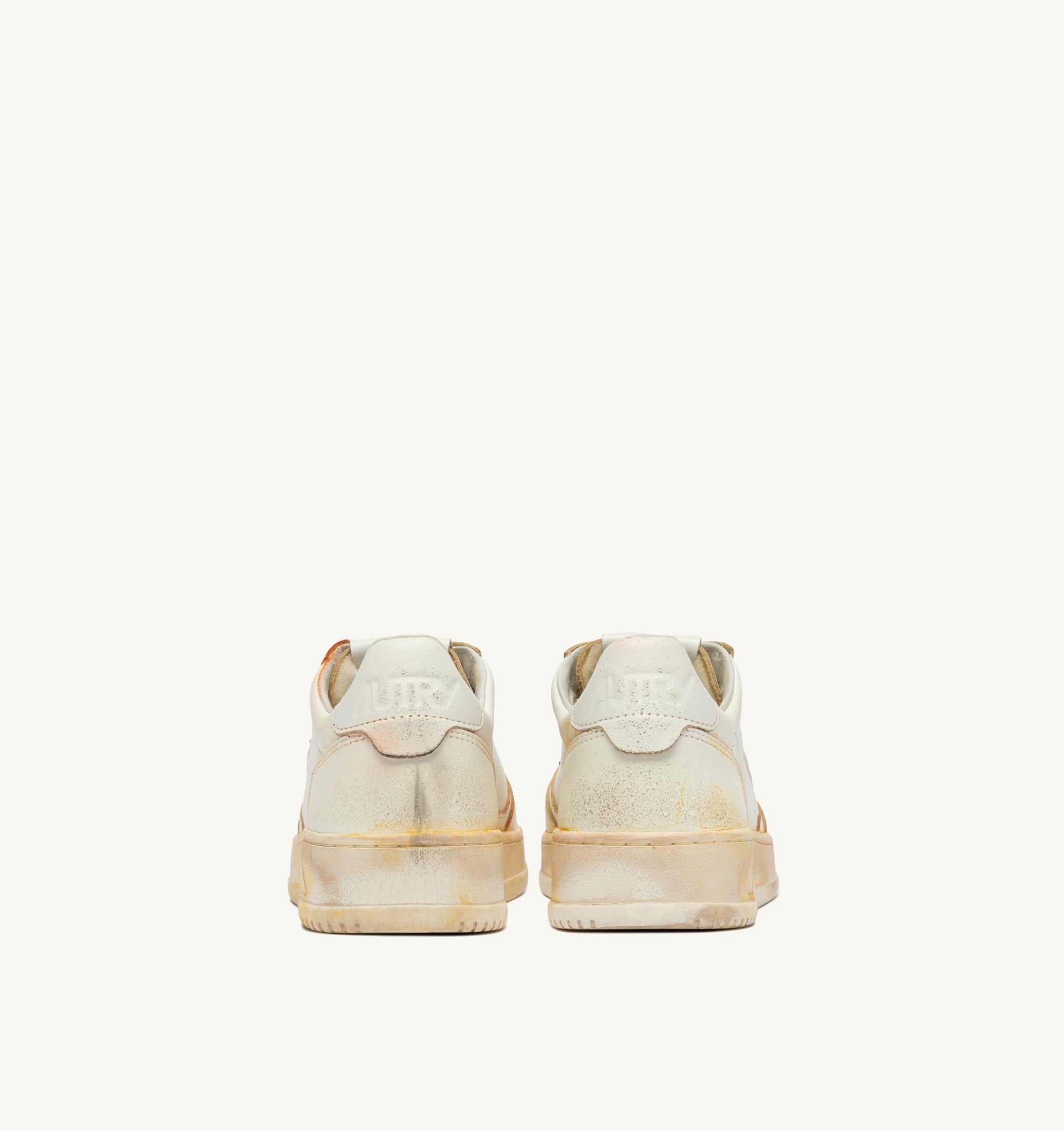 SNEAKERS MEDALIST LOW SUPER VINTAGE IN PELLE BIANCA